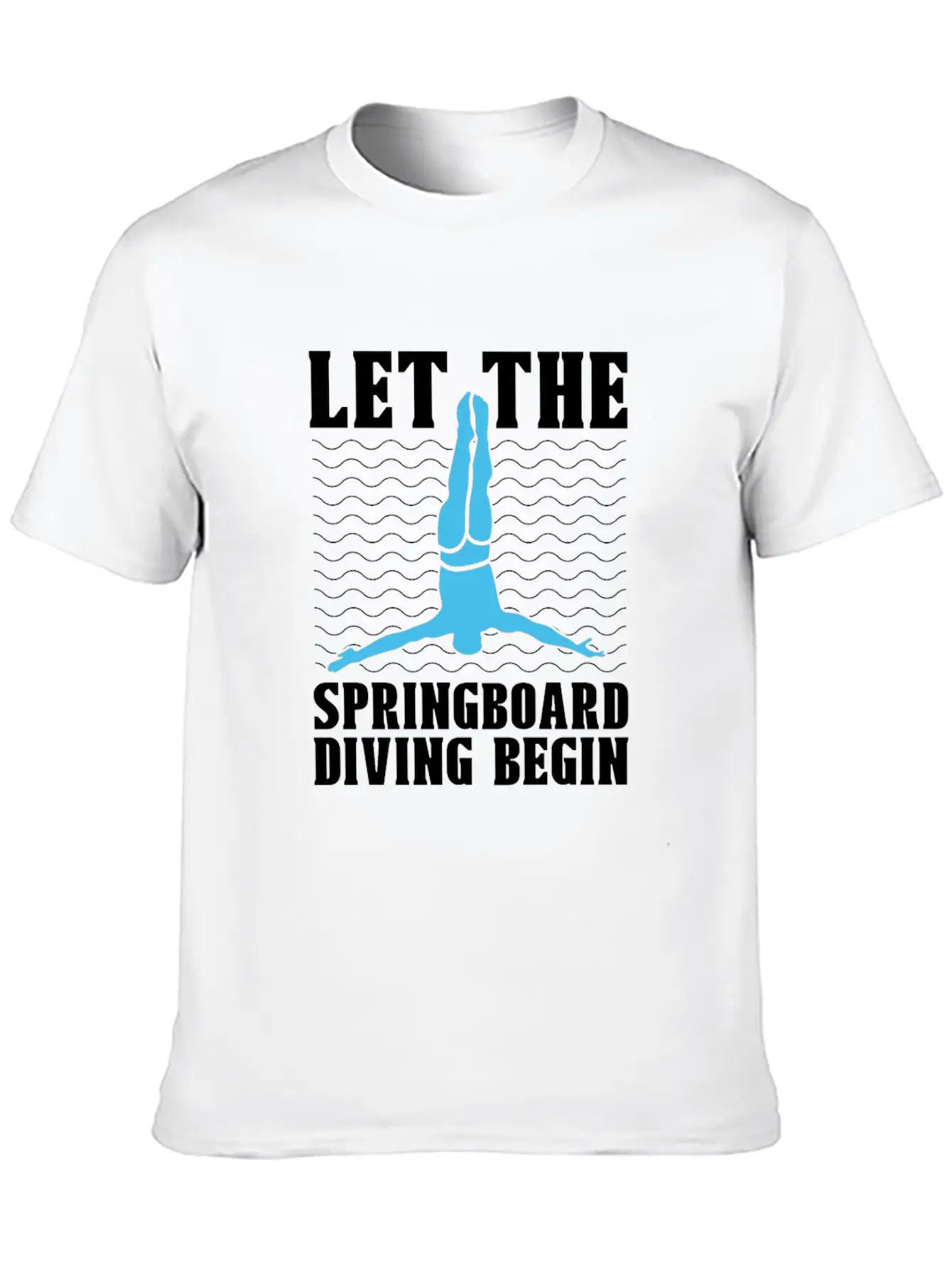 Springboard Diving Basic Graphic T-Shirt – Daily Comfort In Soft Cotton