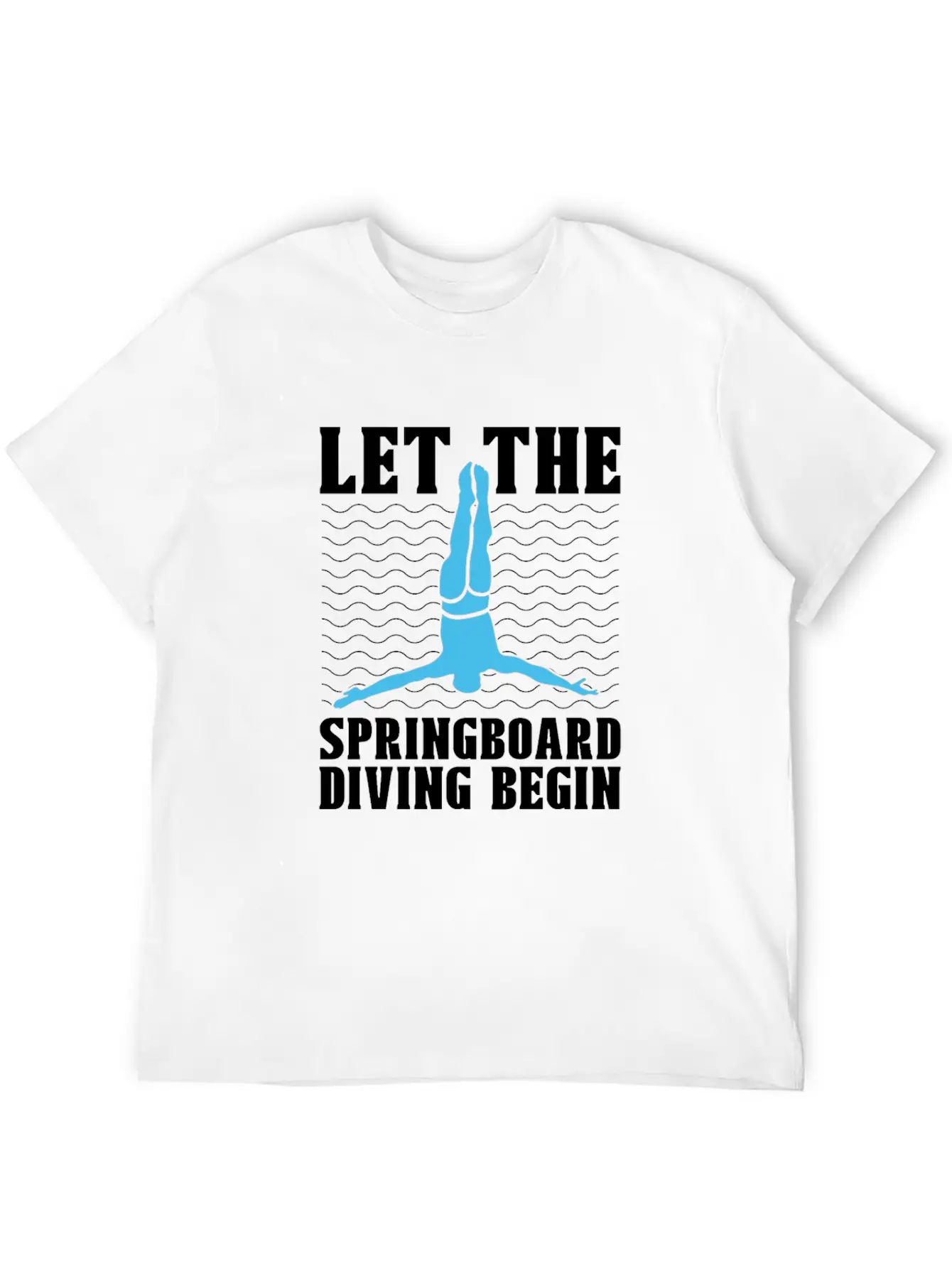 Springboard Diving Basic Graphic T-Shirt – Daily Comfort In Soft Cotton