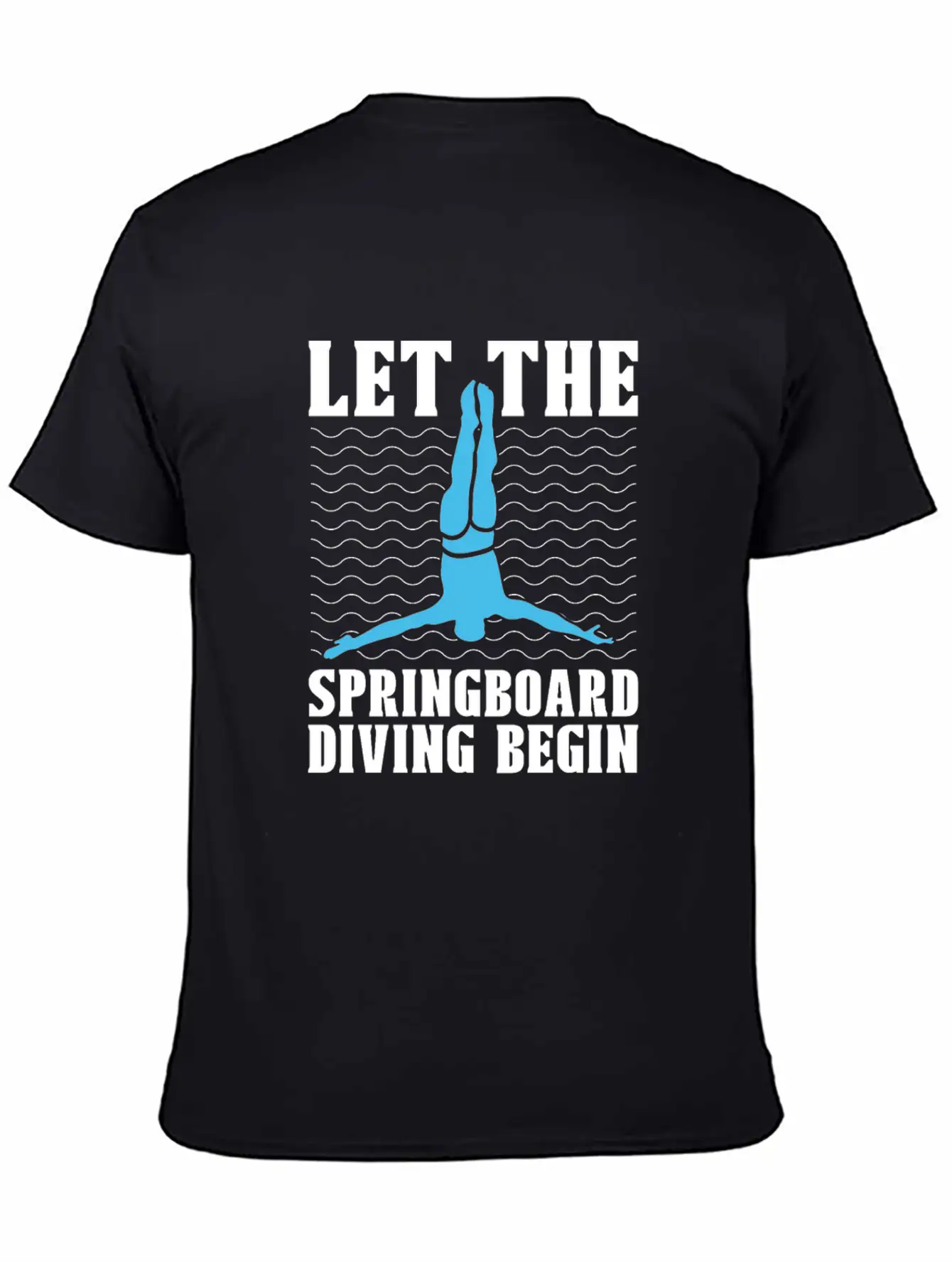 Springboard Diving Basic Graphic T-Shirt – Daily Comfort In Soft Cotton