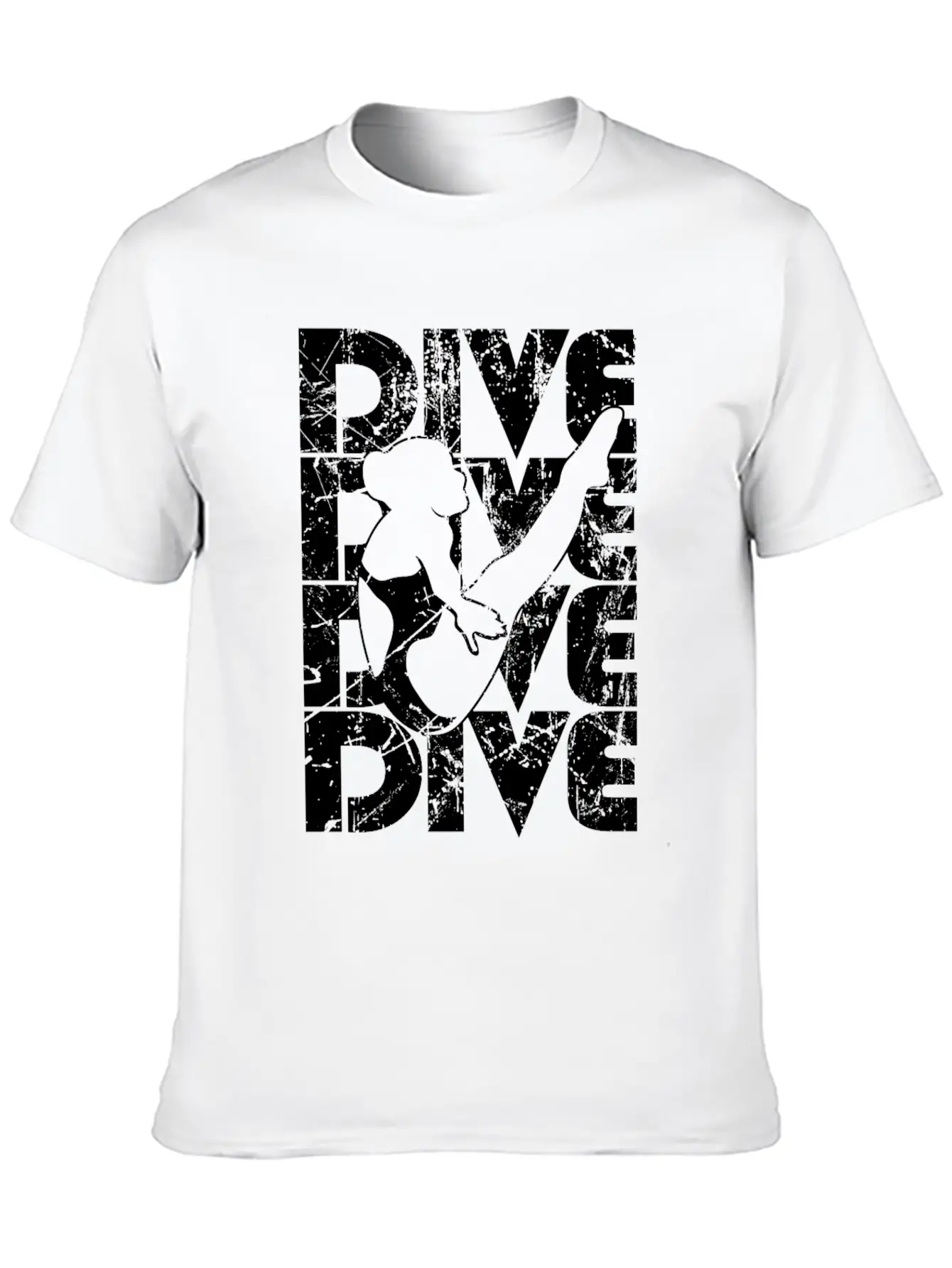 Springboard Diving Classic Fit Graphic Tee For Daily Comfort – Unisex Cotton Shirt