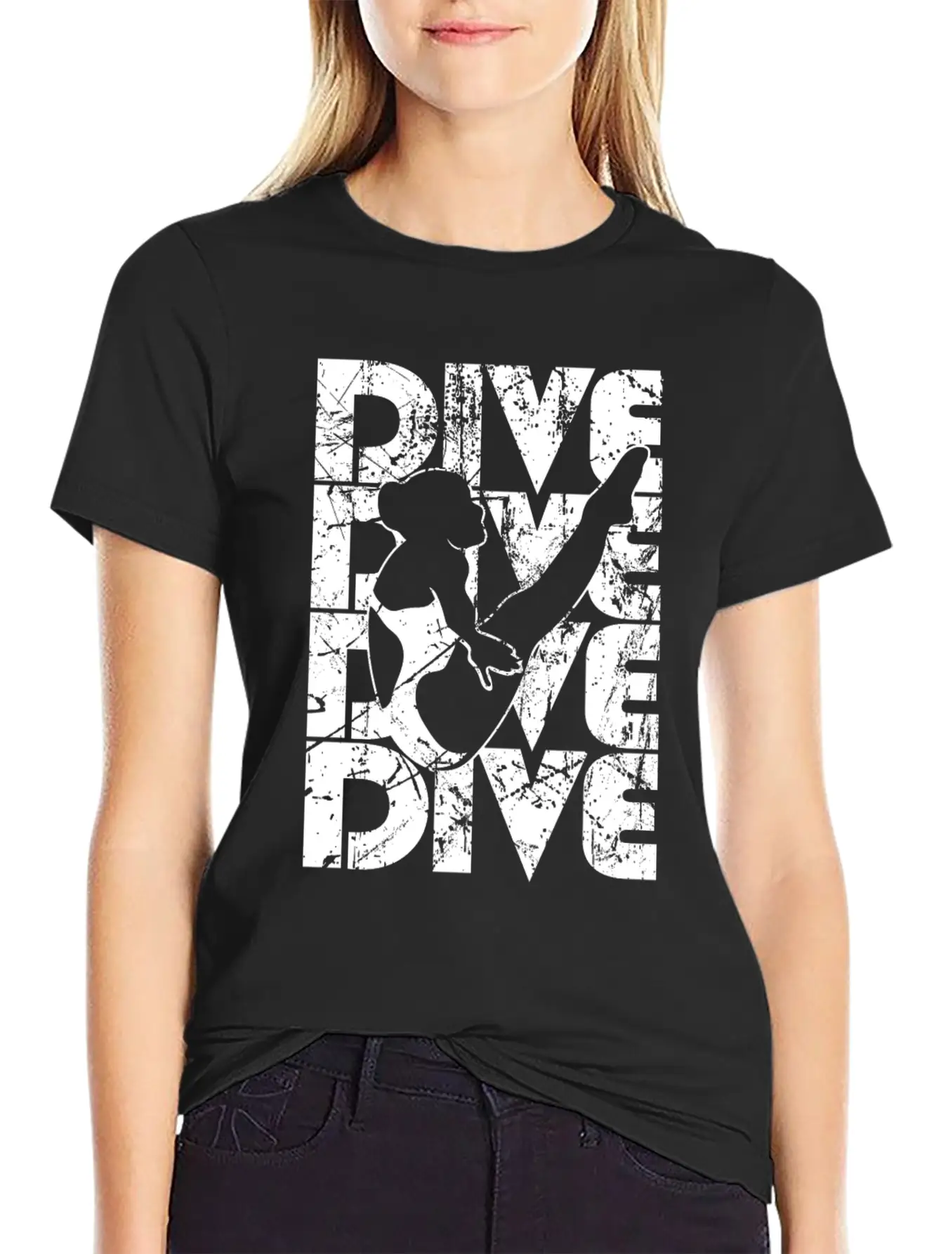 Springboard Diving Classic Fit Graphic Tee For Daily Comfort – Unisex Cotton Shirt