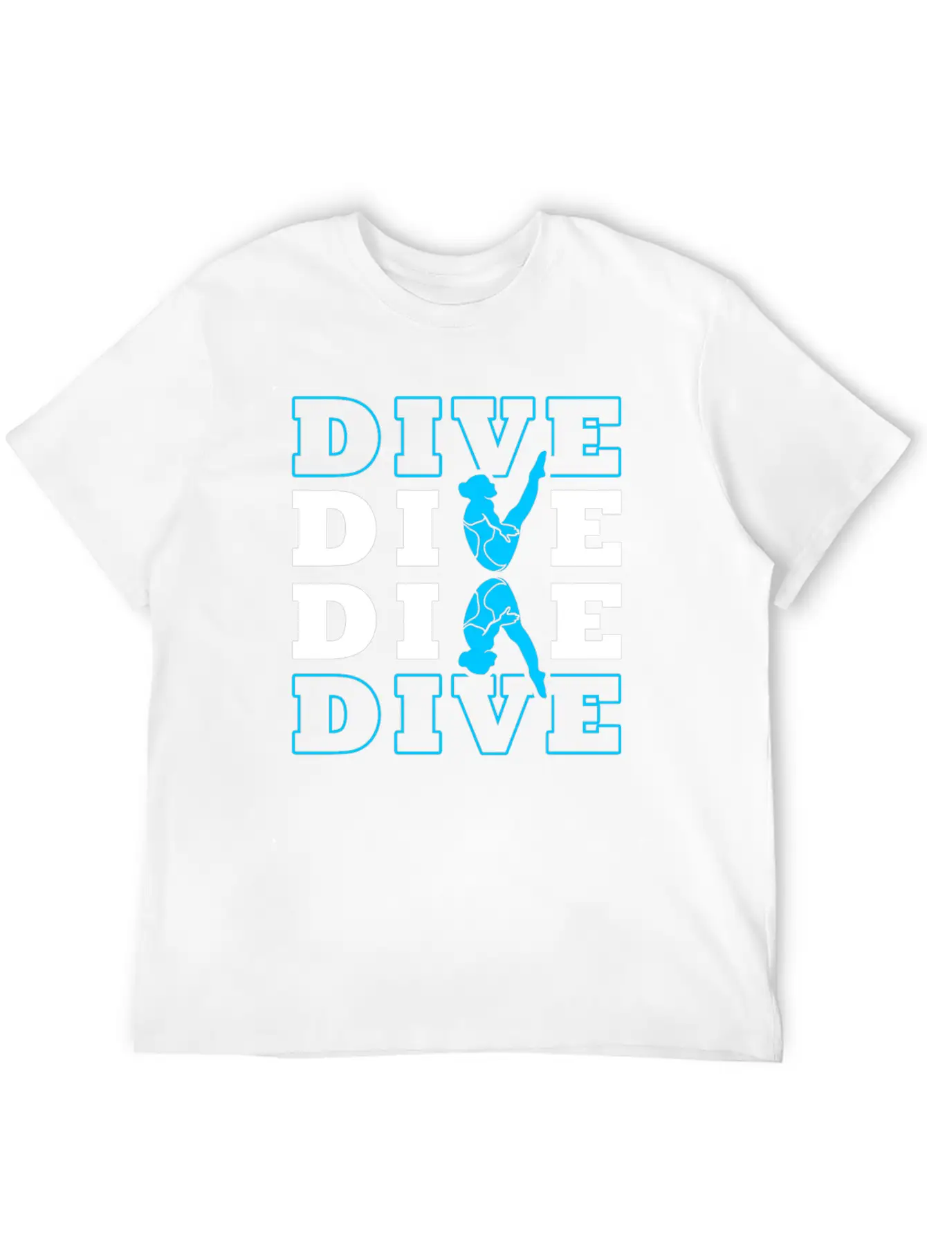 Springboard Diving Essential Cotton Tee For Daily Outfits – Unisex Style