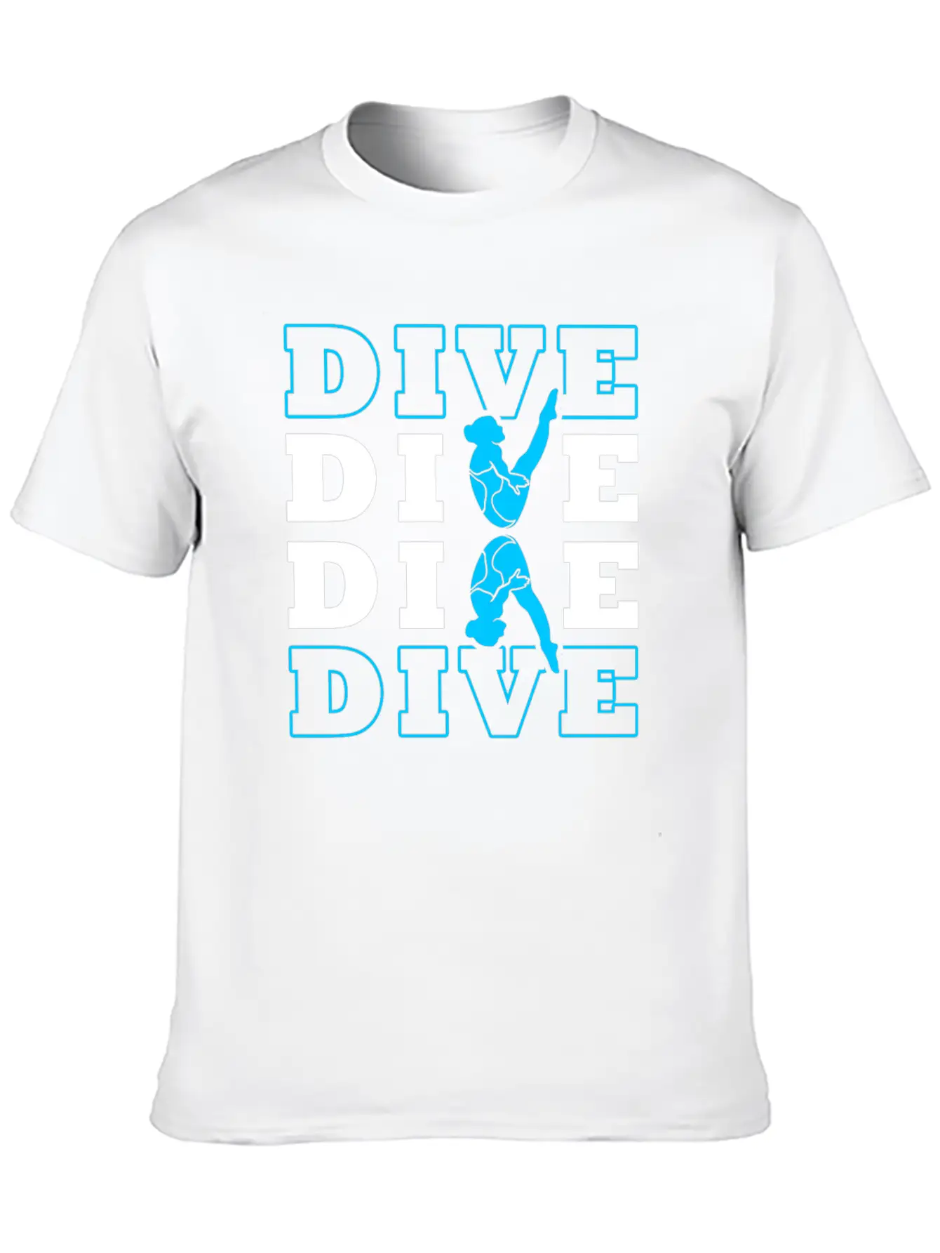 Springboard Diving Essential Cotton Tee For Daily Outfits – Unisex Style