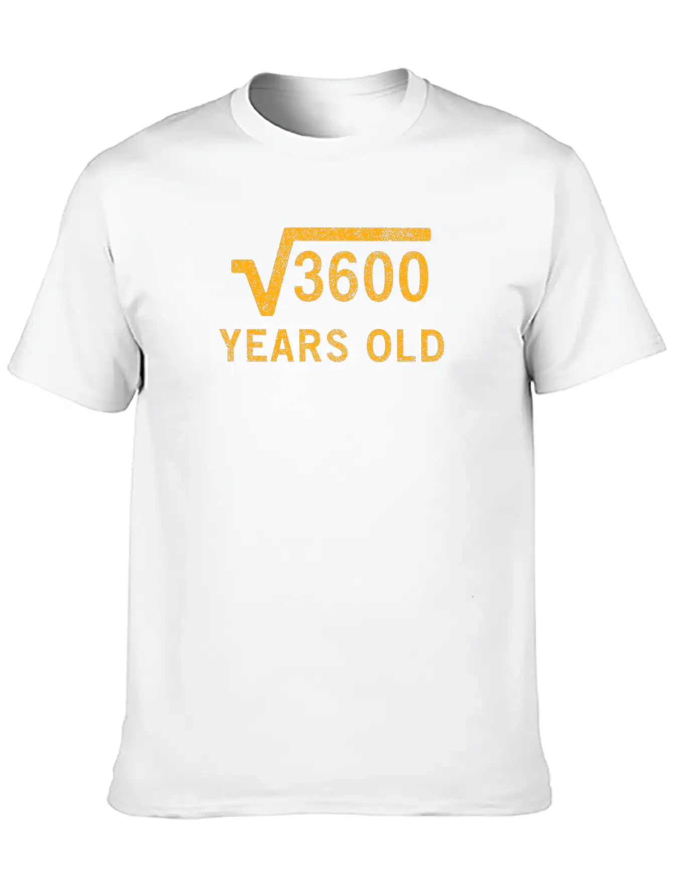 Square Root Of 3600 60 Years Old 60th Birthday Lightweight Cotton T-Shirt – Daily Comfort Graphic Shirt