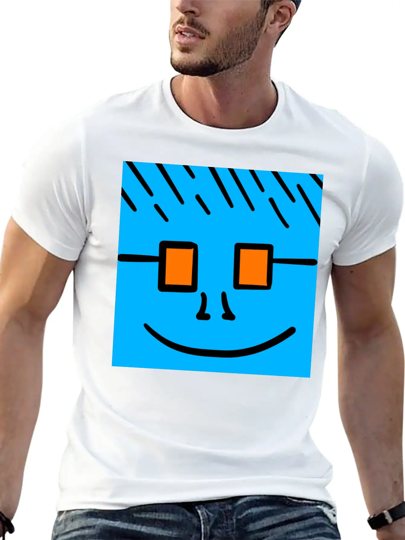 Squaredoods #0001 Stylish Everyday T-Shirt – Unisex Basic Cotton Tee