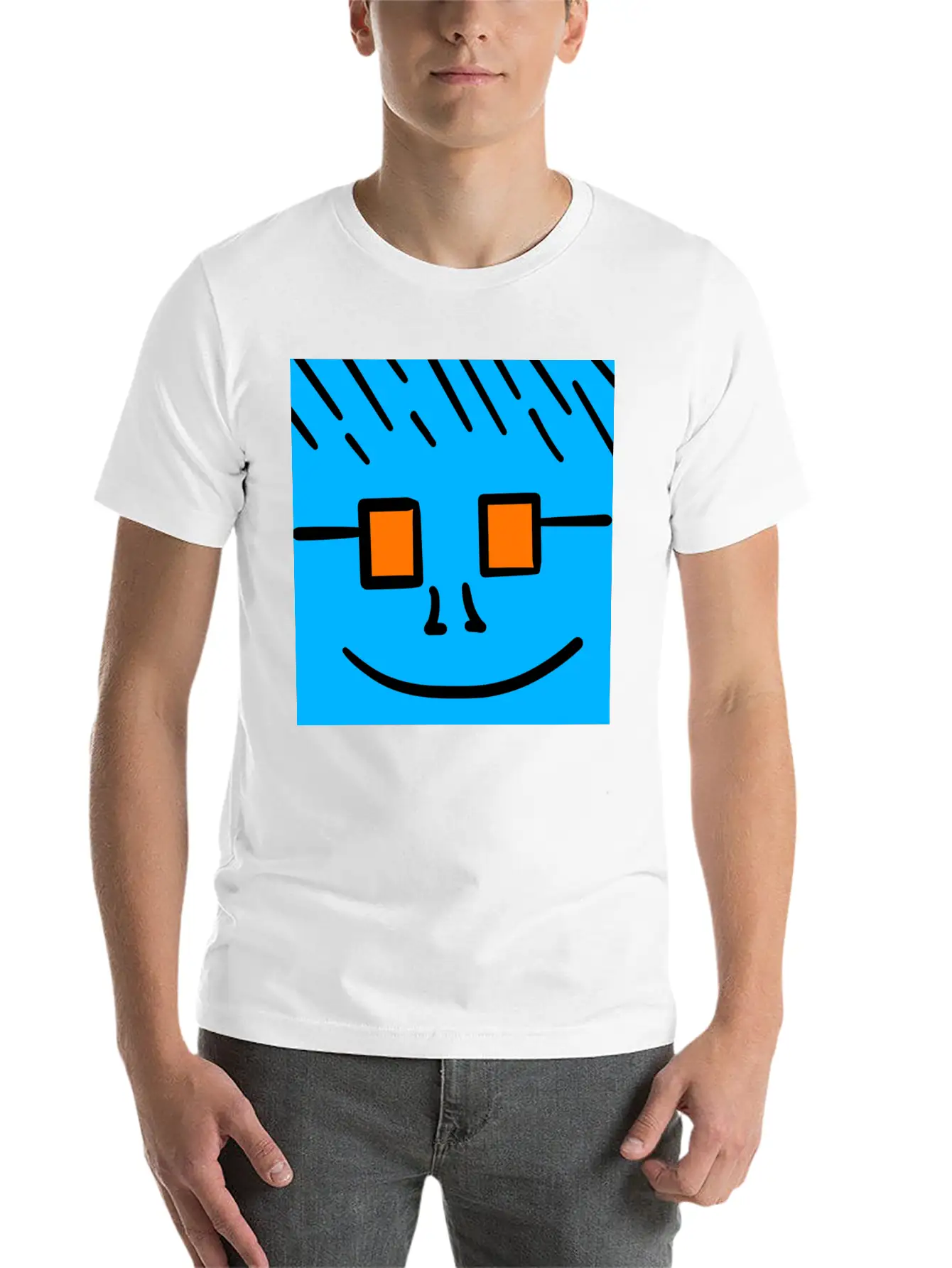 Squaredoods #0001 Stylish Everyday T-Shirt – Unisex Basic Cotton Tee