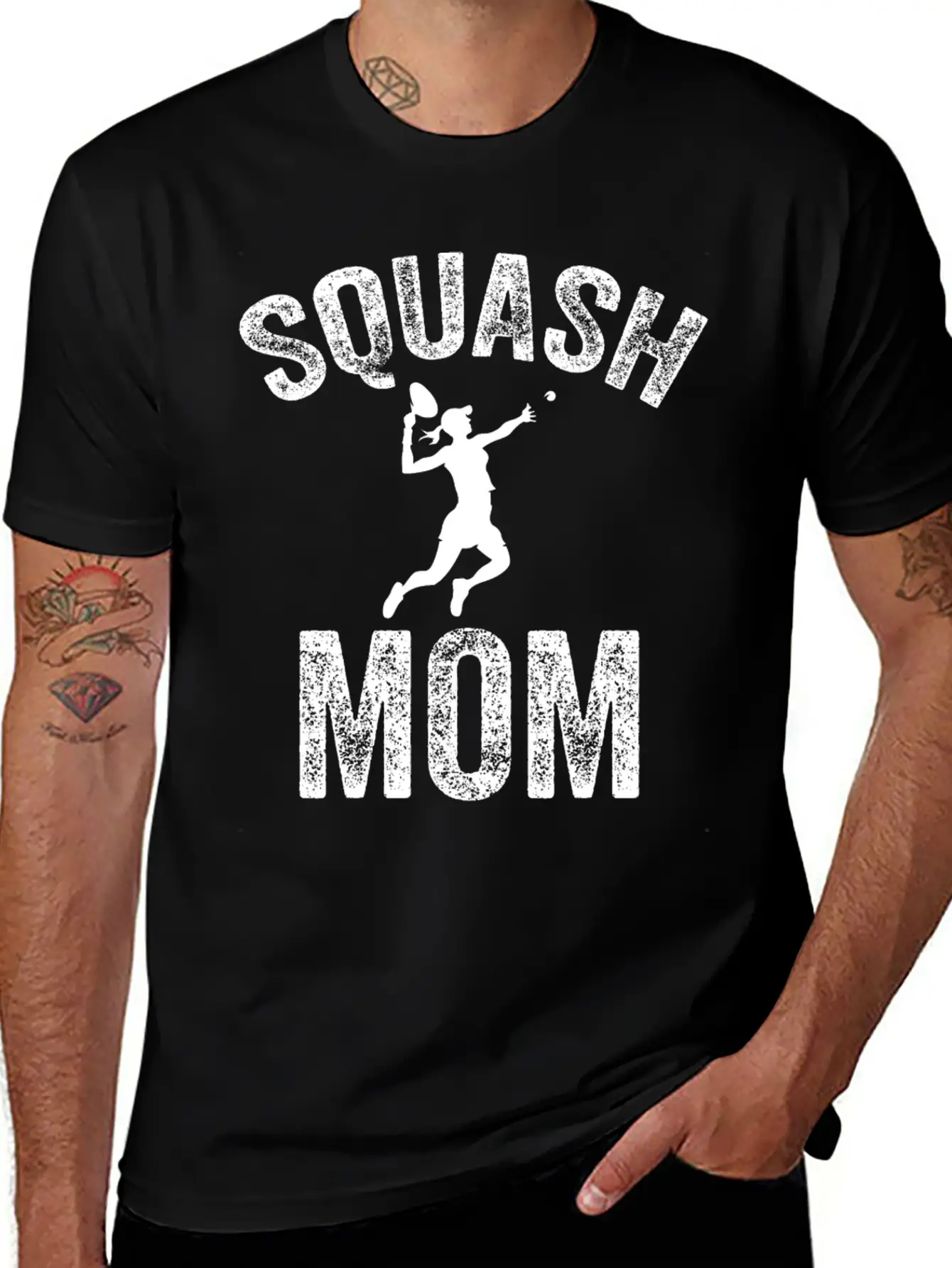 Squash Mom Squash Coach Tournament Essential Cotton Tee For Daily Outfits – Unisex Style
