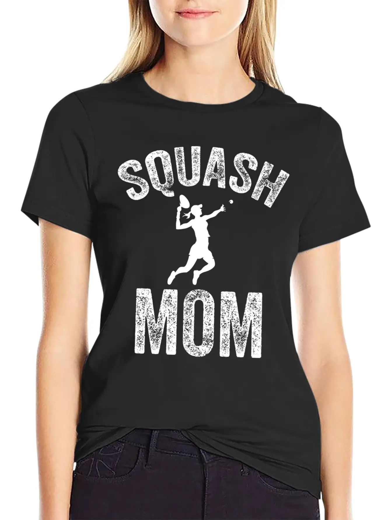 Squash Mom Squash Coach Tournament Essential Cotton Tee For Daily Outfits – Unisex Style