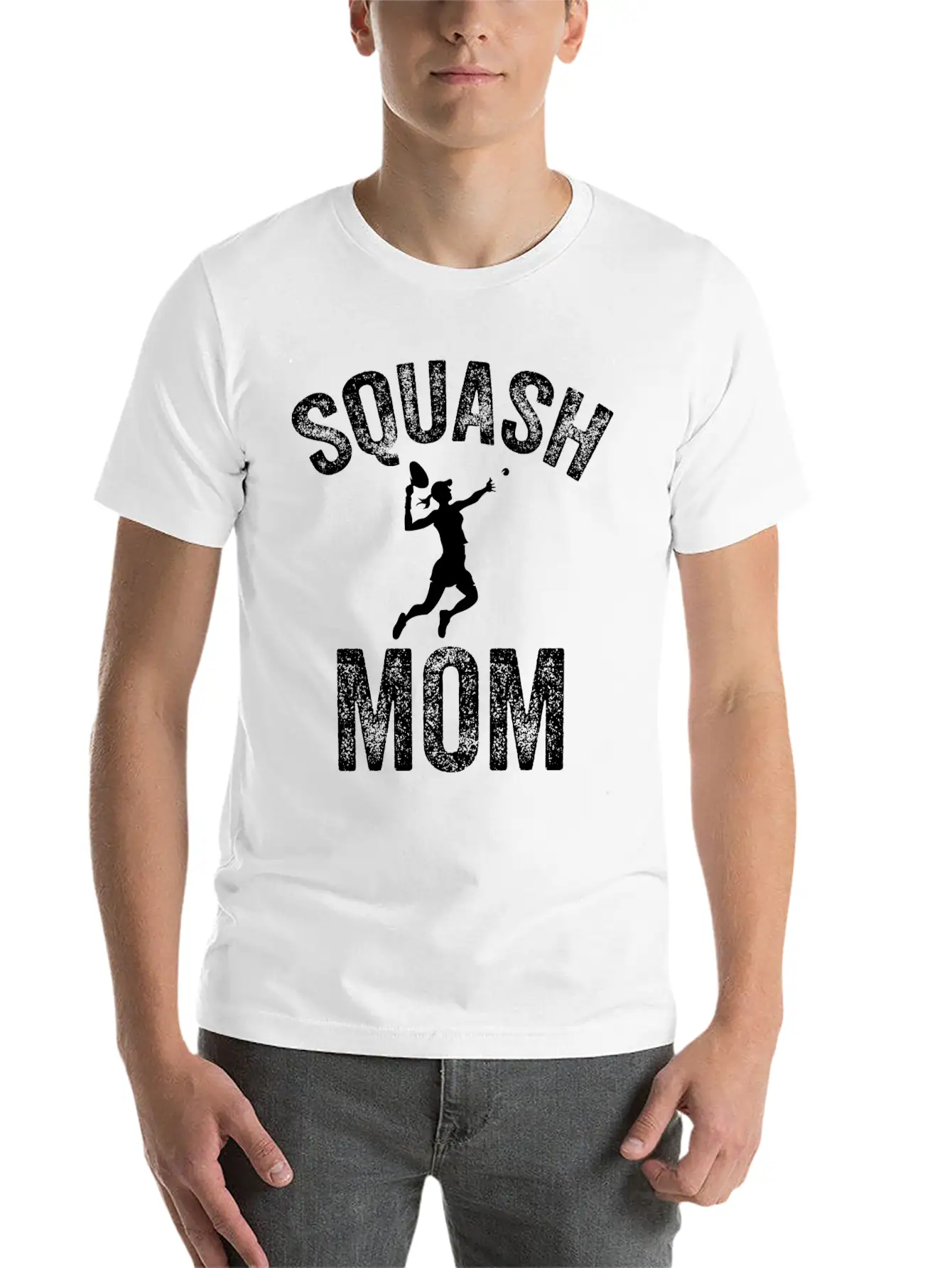 Squash Mom Squash Coach Tournament Essential Cotton Tee For Daily Outfits – Unisex Style