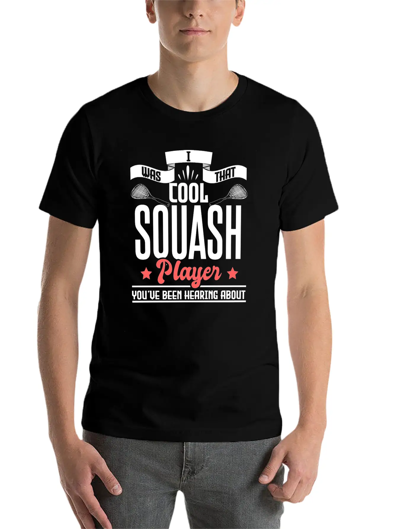 Squash Player Tournament Gift Idea Essential Cotton Tee For Daily Outfits – Unisex Style