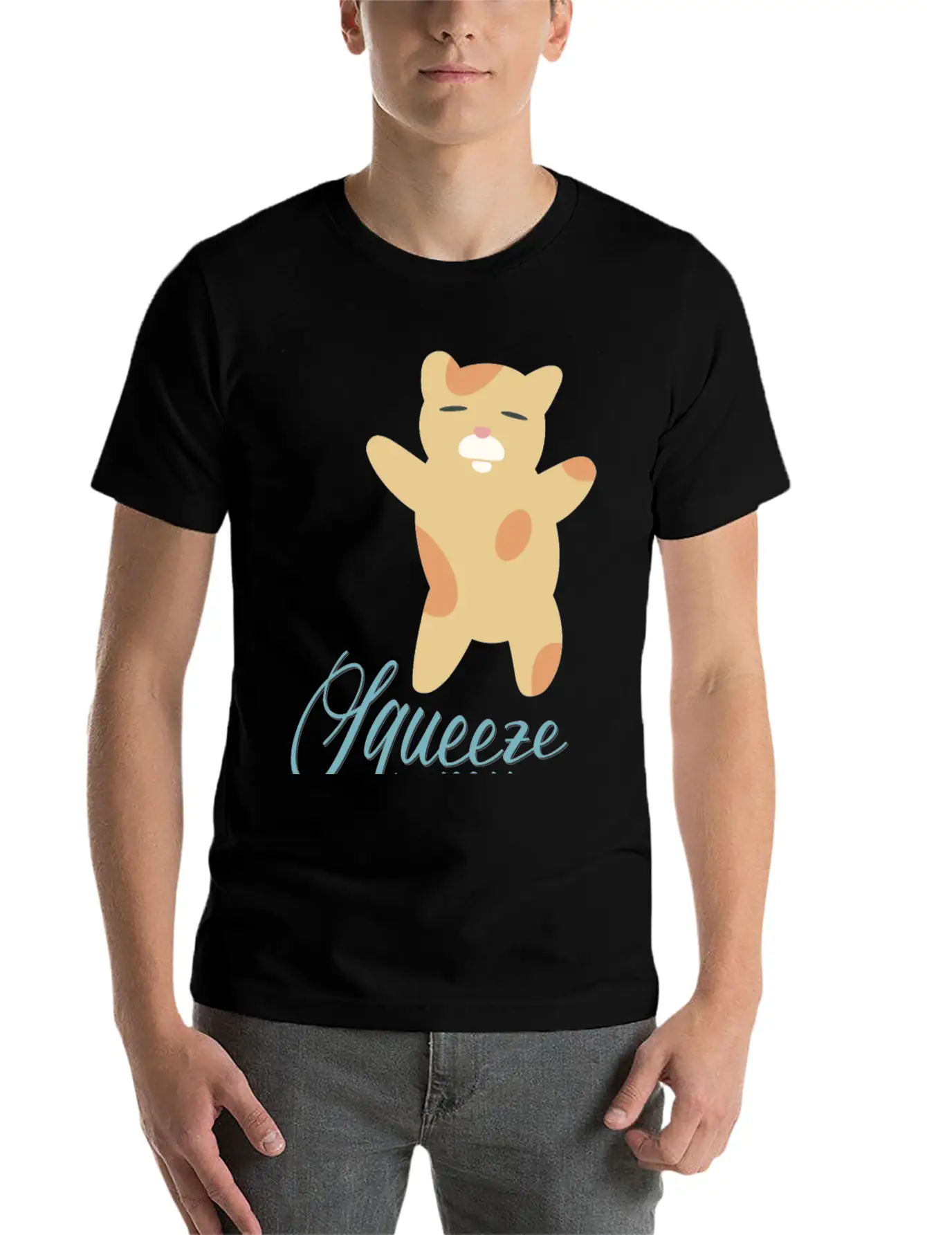 Squeeze My Body Essential Cotton Tee For Daily Outfits – Unisex Style