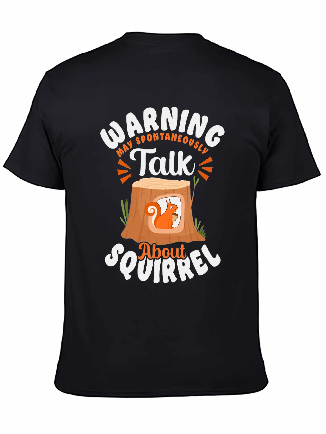 Squirrel Acorn Warning May Essential Cotton Tee For Daily Outfits – Unisex Style