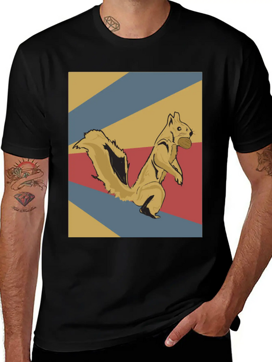 Squirrel Classic Fit Graphic Tee For Daily Comfort – Unisex Cotton Shirt