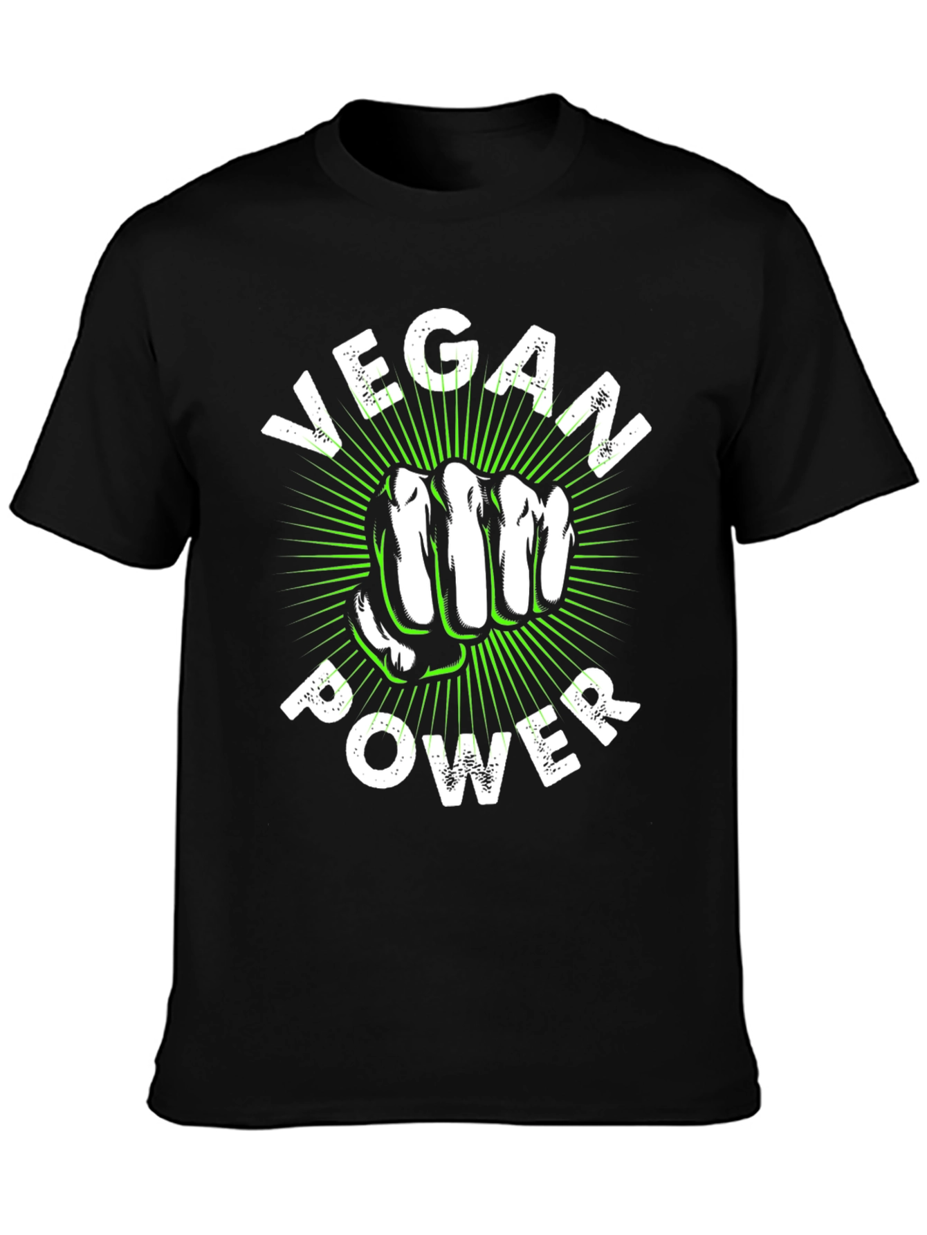Vegan Power T-Shirt - Fist Graphic Tee