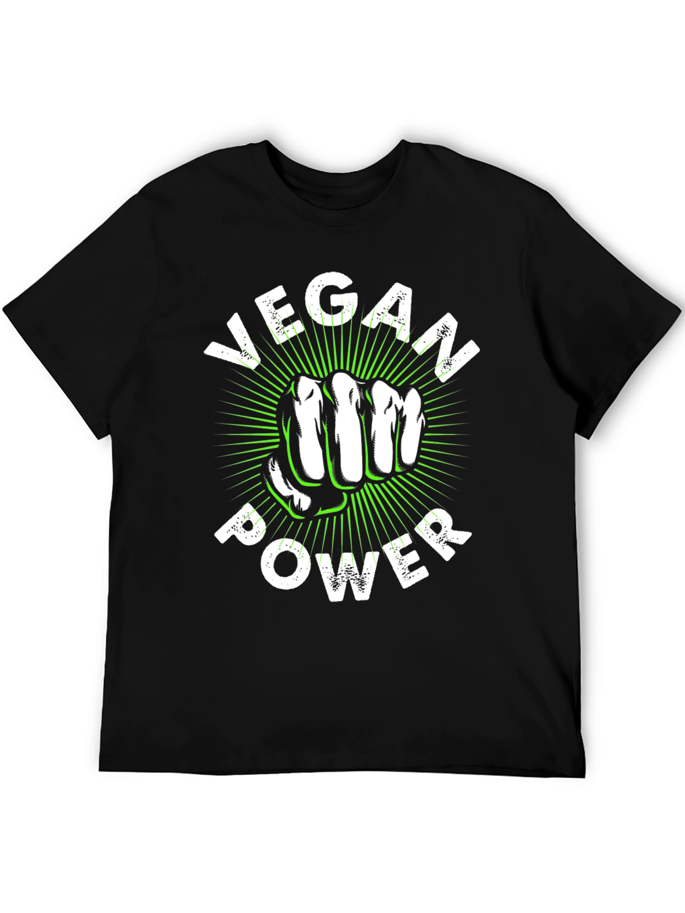 Vegan Power T-Shirt - Fist Graphic Tee