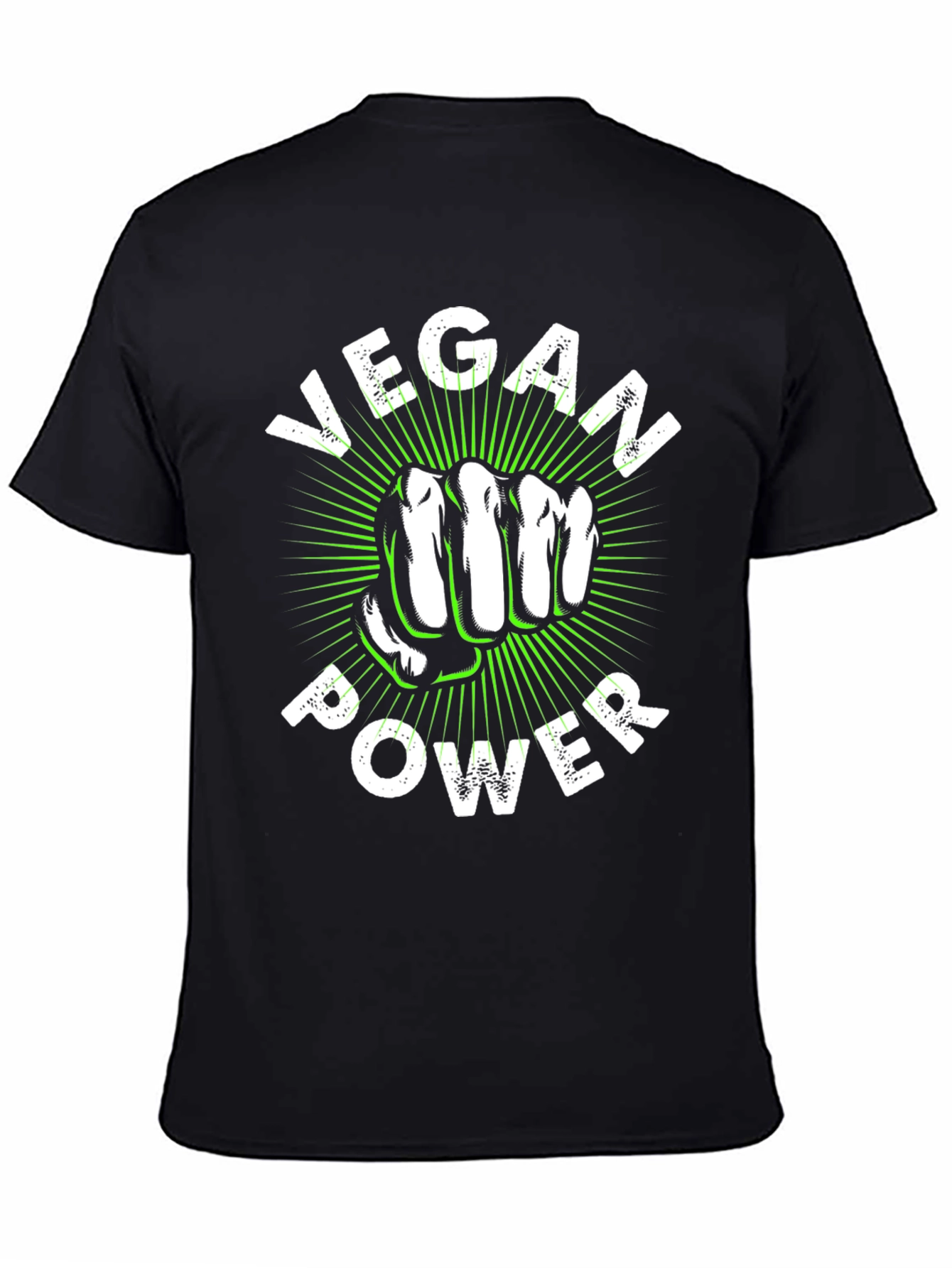 Vegan Power T-Shirt - Fist Graphic Tee