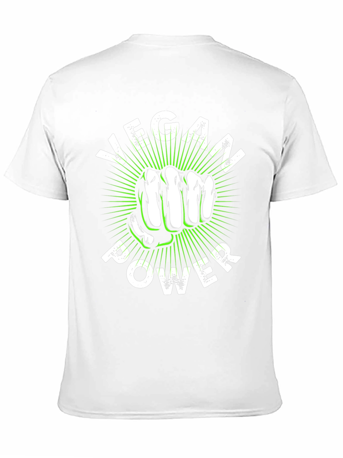 Vegan Power T-Shirt - Fist Graphic Tee