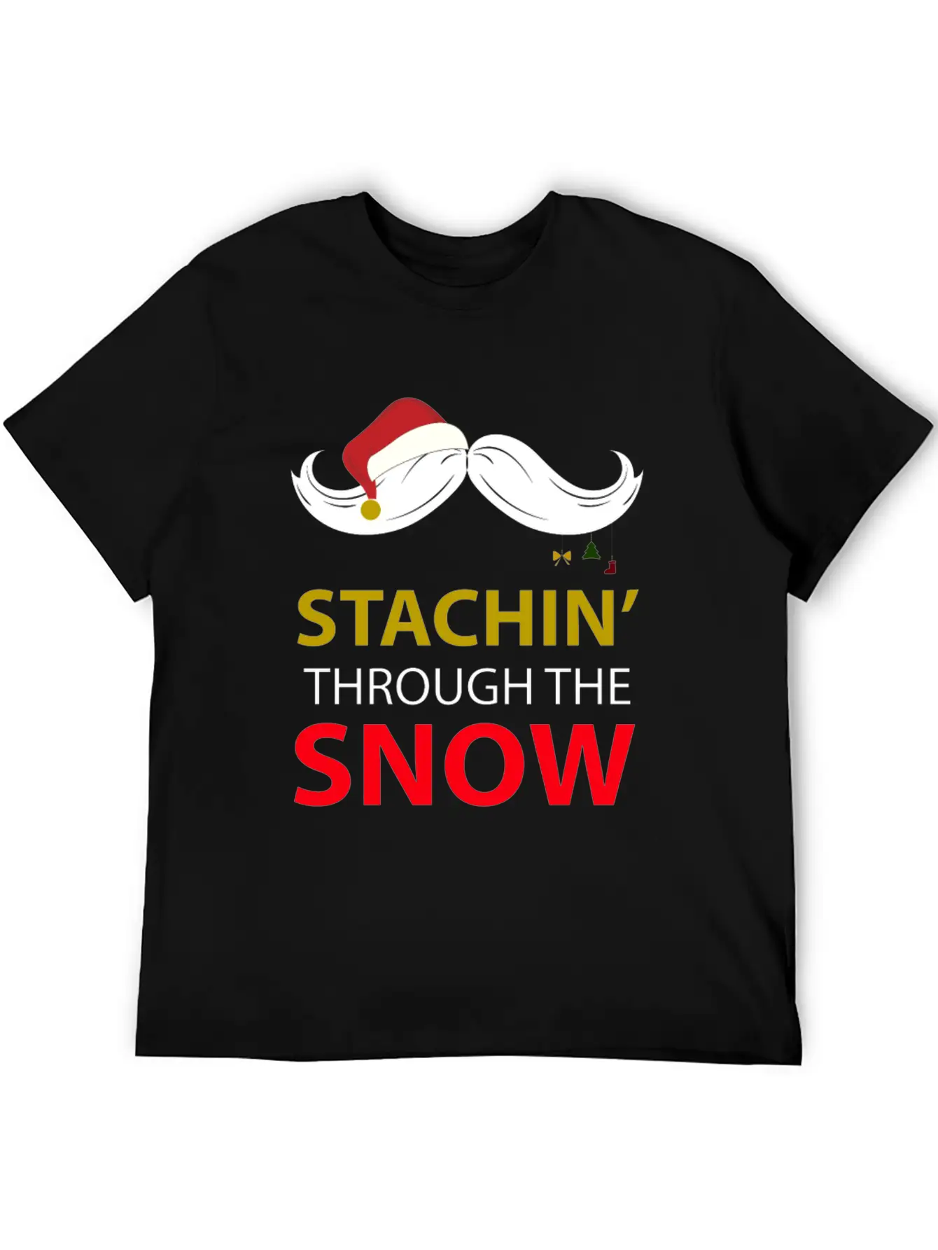 Staching Through The Snow Relaxed Everyday Tee – Lightweight And Durable Cotton