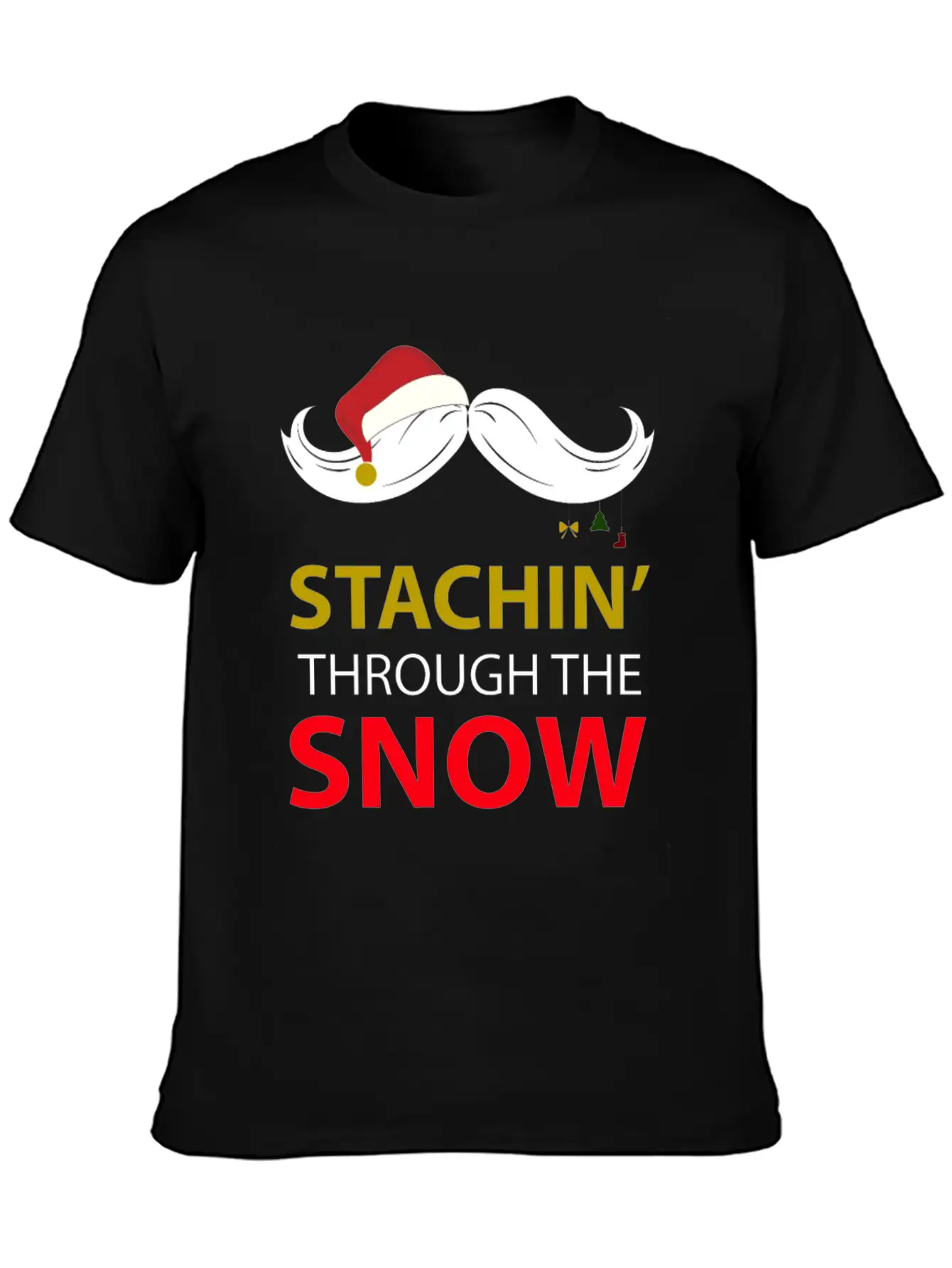 Staching Through The Snow Relaxed Everyday Tee – Lightweight And Durable Cotton