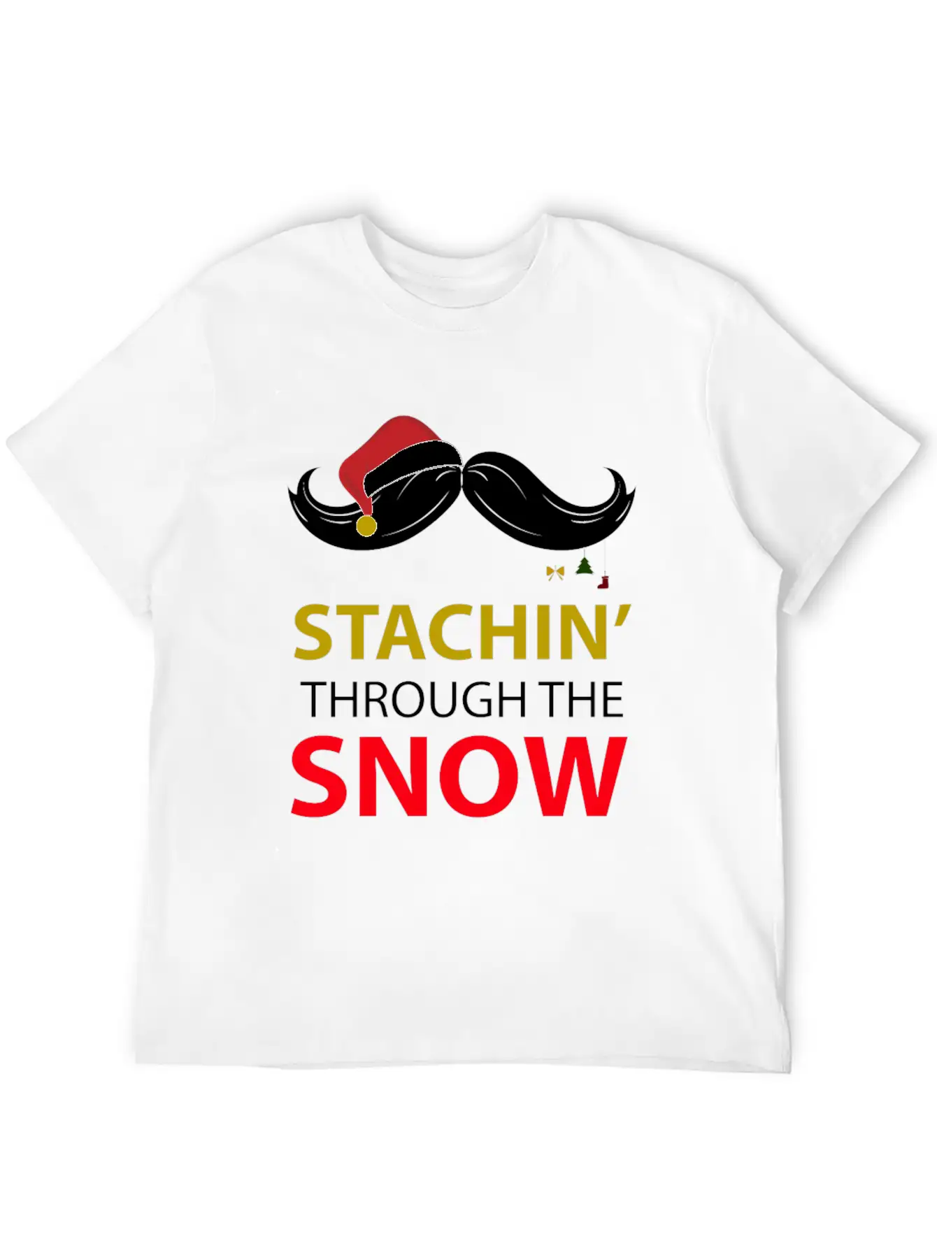 Staching Through The Snow Relaxed Everyday Tee – Lightweight And Durable Cotton