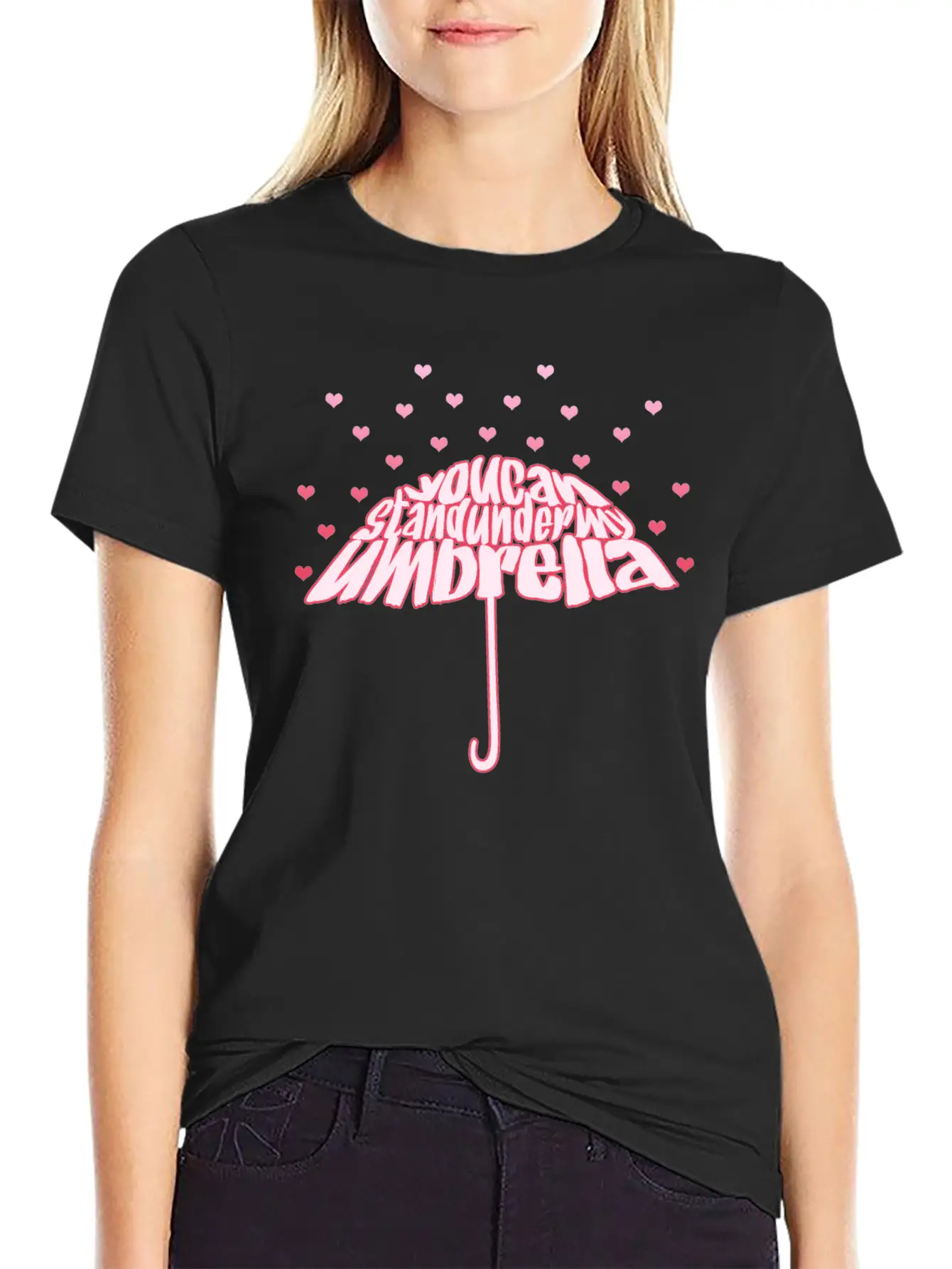 Stand Under My Umbrella Lyrics Classic Fit Graphic Tee For Daily Comfort – Unisex Cotton Shirt