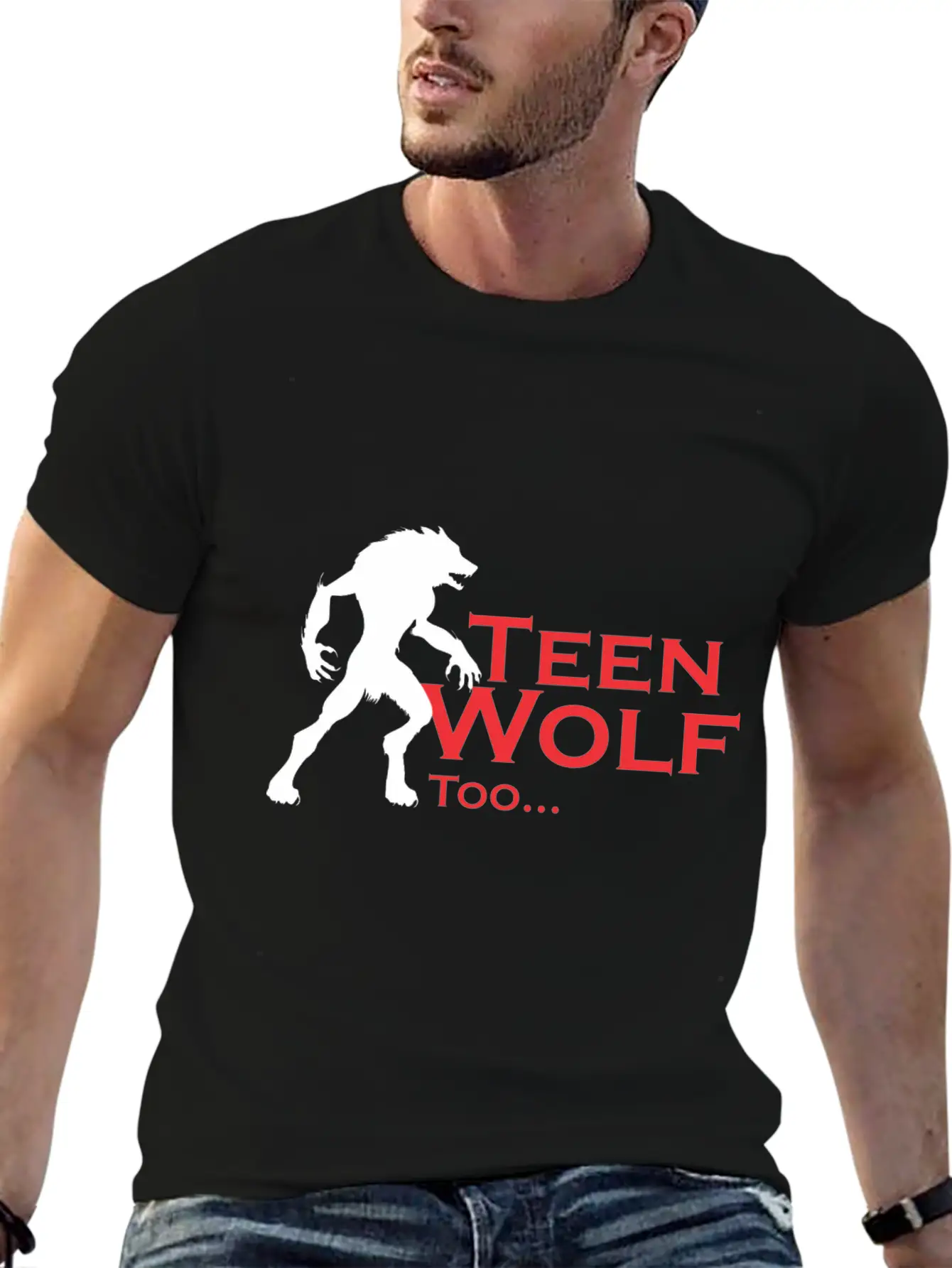 Stand Wolf Basic Graphic T-Shirt – Daily Comfort In Soft Cotton