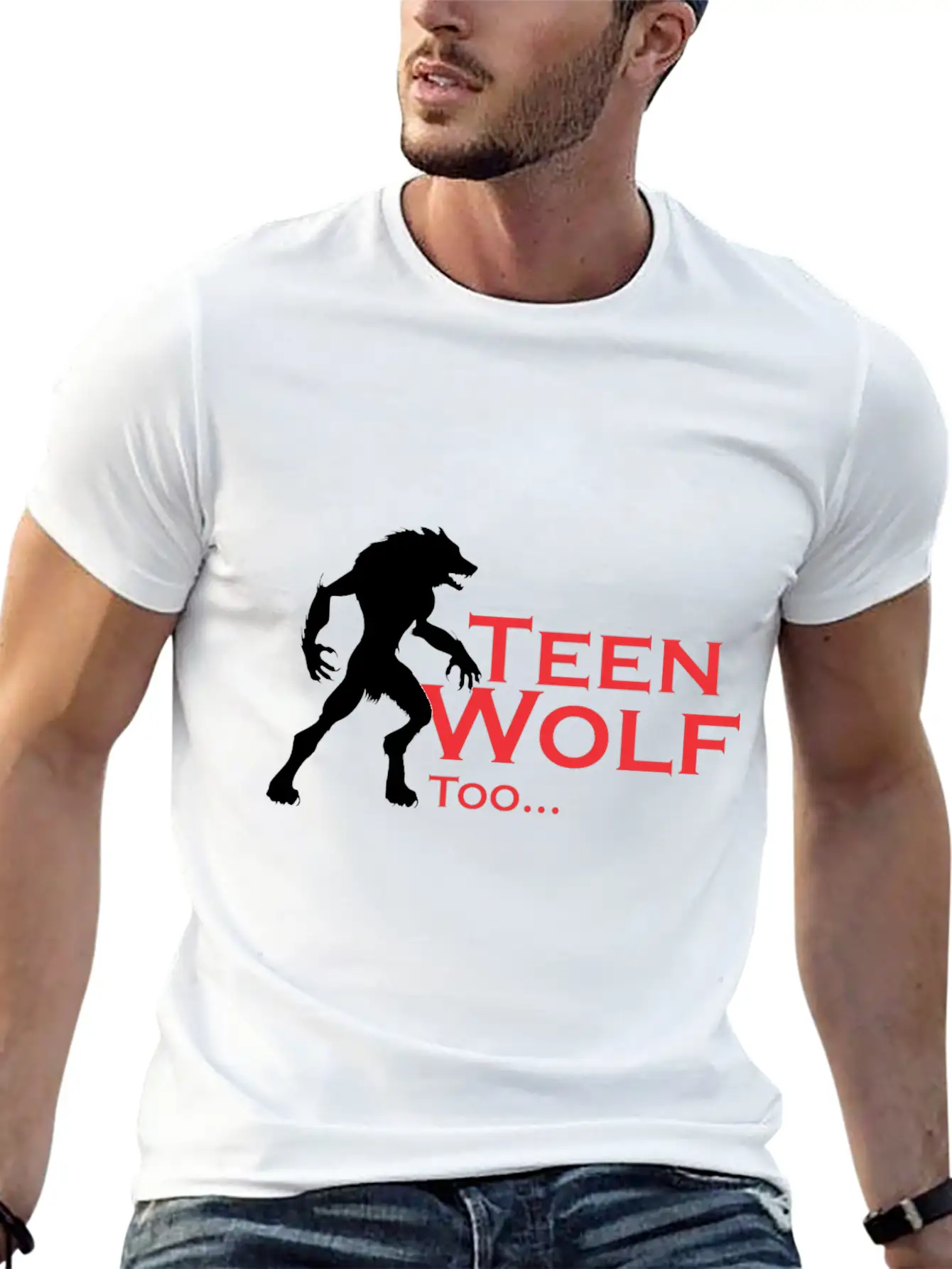 Stand Wolf Basic Graphic T-Shirt – Daily Comfort In Soft Cotton