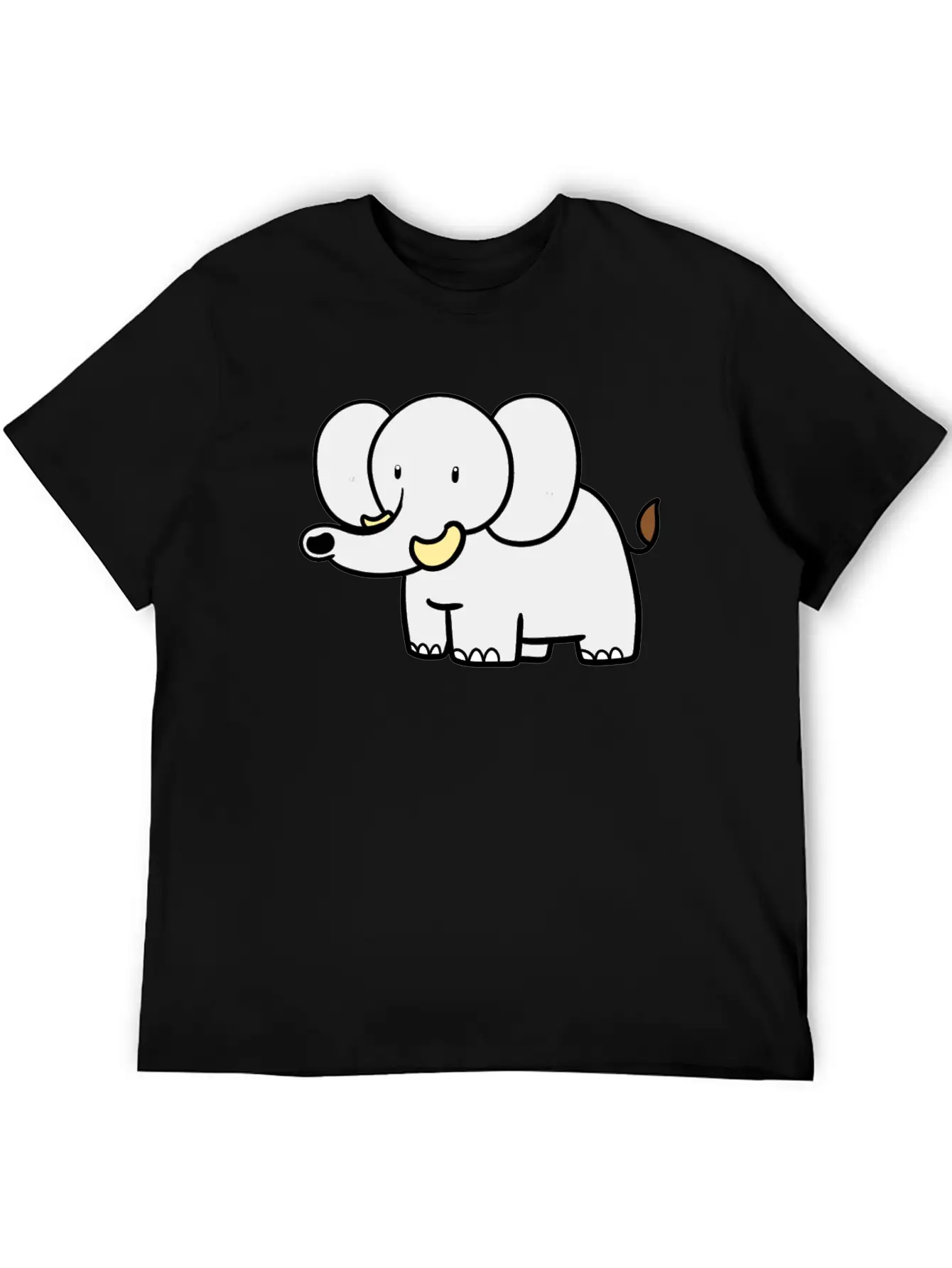 Standing Elephant Unisex Casual T-Shirt – Clean Design For Daily Comfort