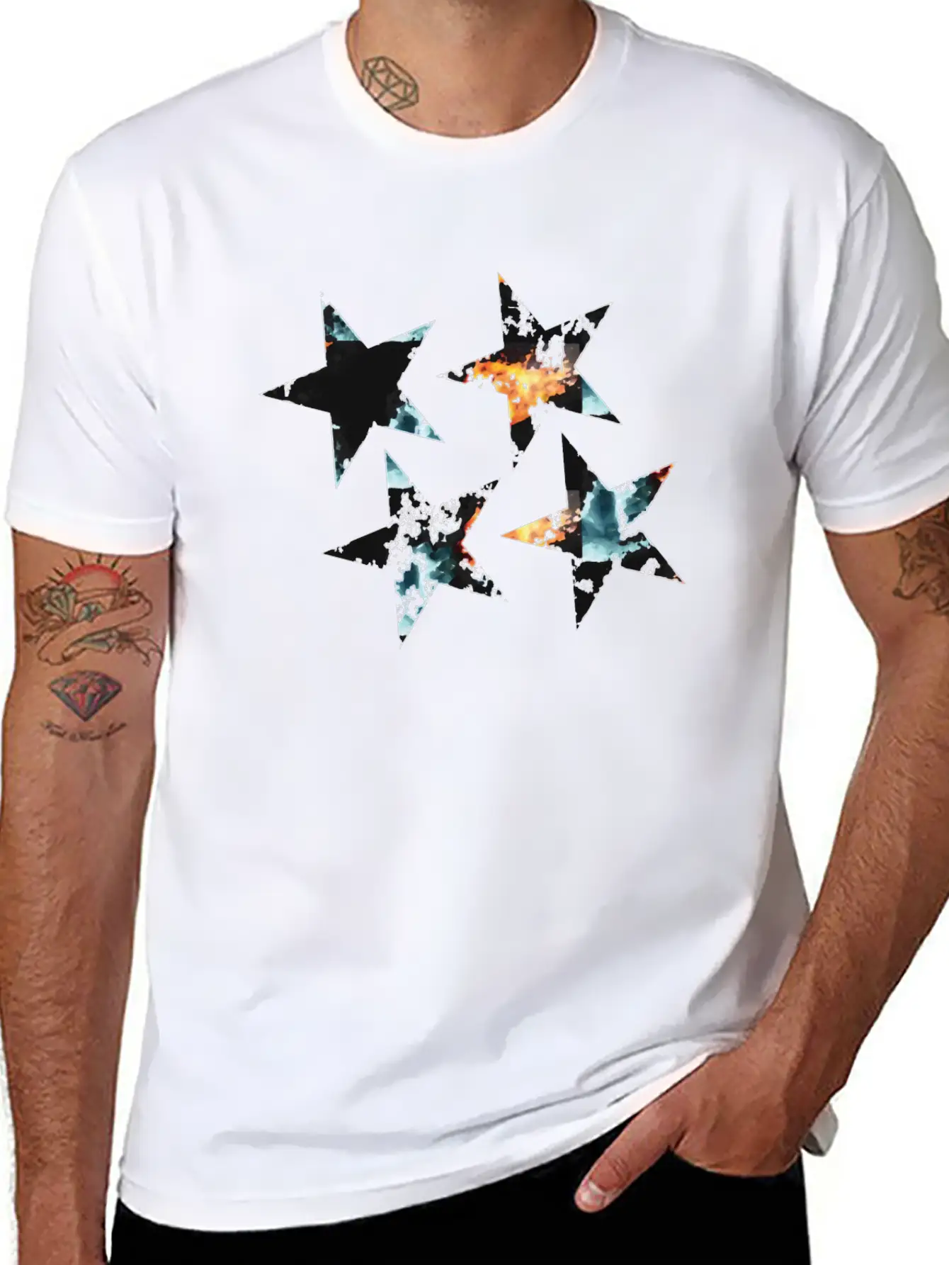 Star Gift Idea Design Graphic Artwork Exclusive Unisex Casual T-Shirt – Clean Design For Daily Comfort