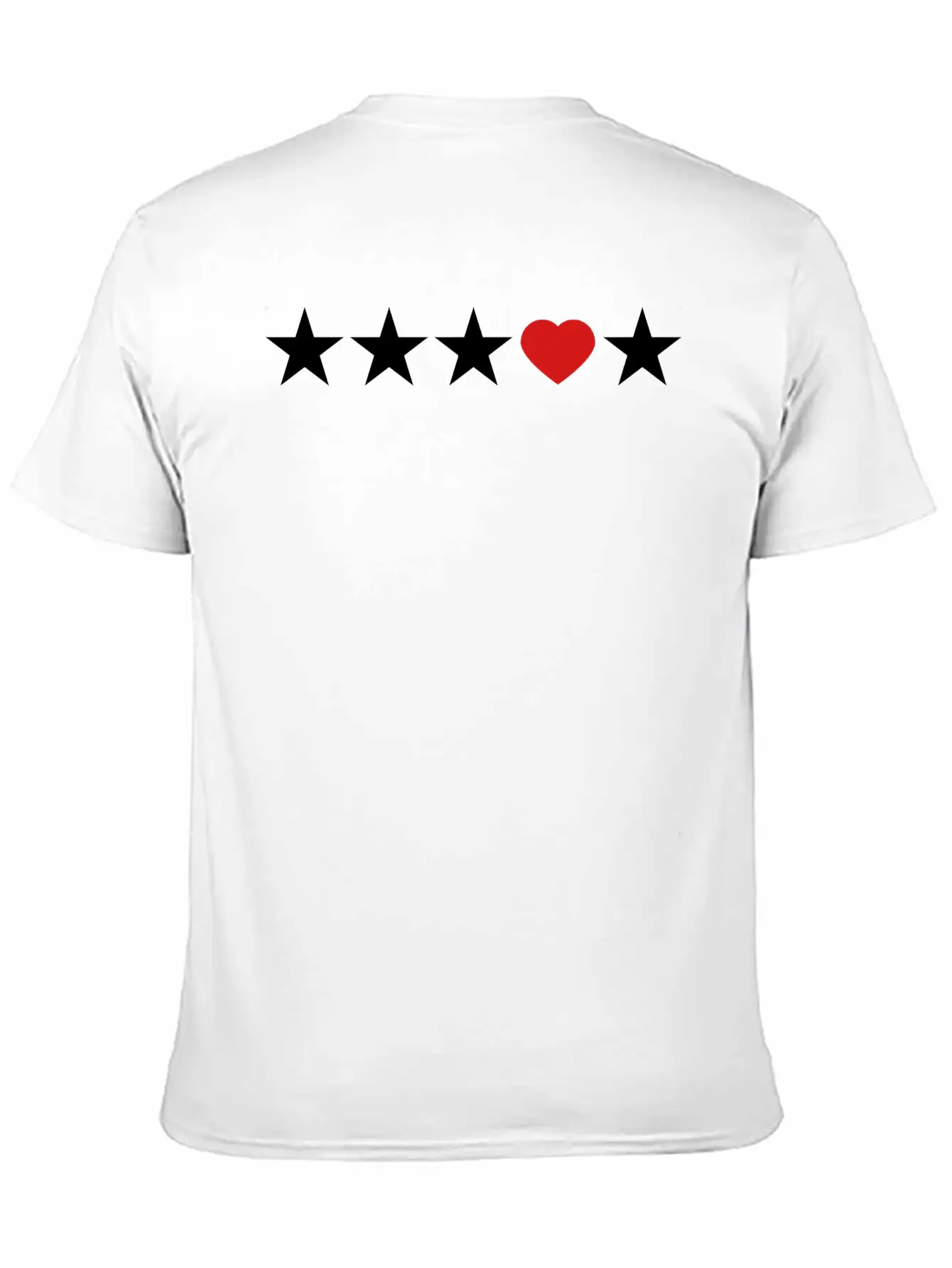 Star Heart Love Be Different Shape Symbols Unisex Casual T-Shirt – Clean Design For Daily Comfort