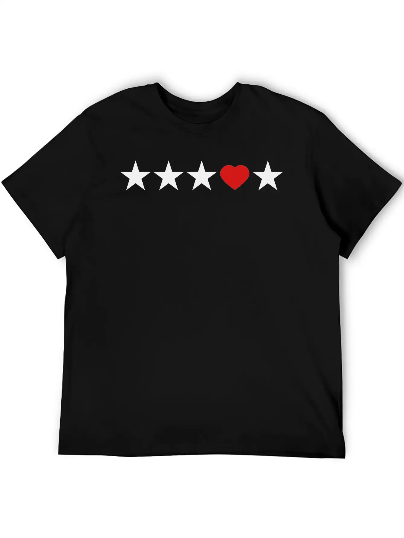 Star Heart Love Be Different Shape Symbols Unisex Casual T-Shirt – Clean Design For Daily Comfort