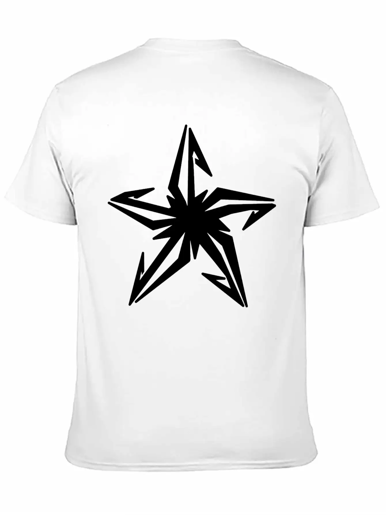 Star Hook Symbol Unisex Casual T-Shirt – Clean Design For Daily Comfort