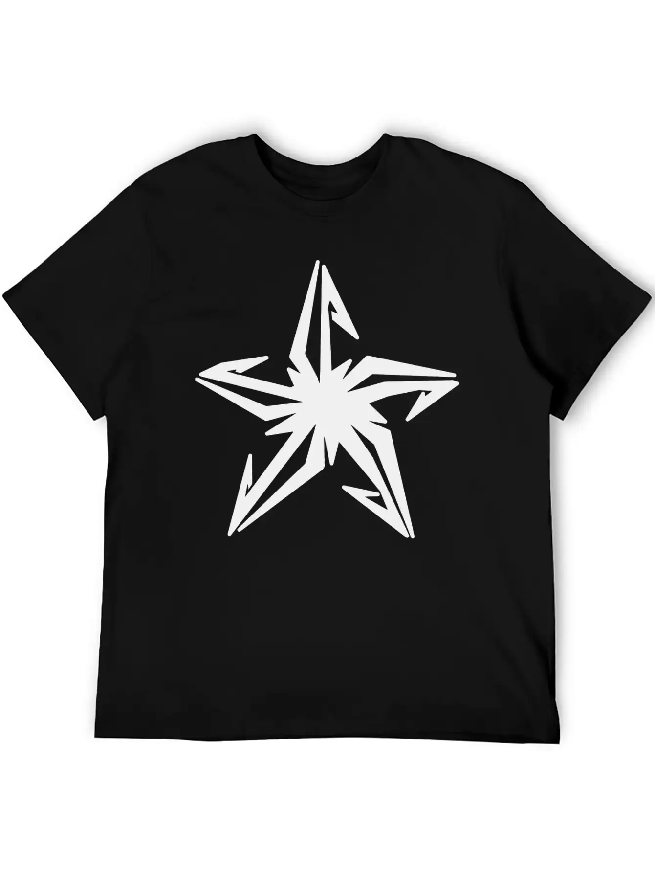 Star Hook Symbol Unisex Casual T-Shirt – Clean Design For Daily Comfort