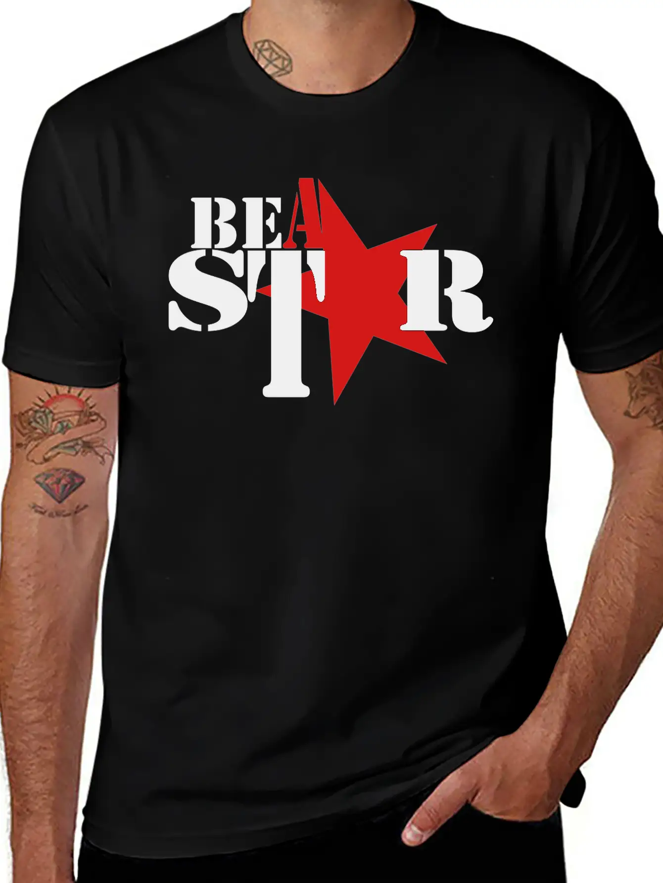 Star Modern Fit Casual T-Shirt – Clean And Versatile Design