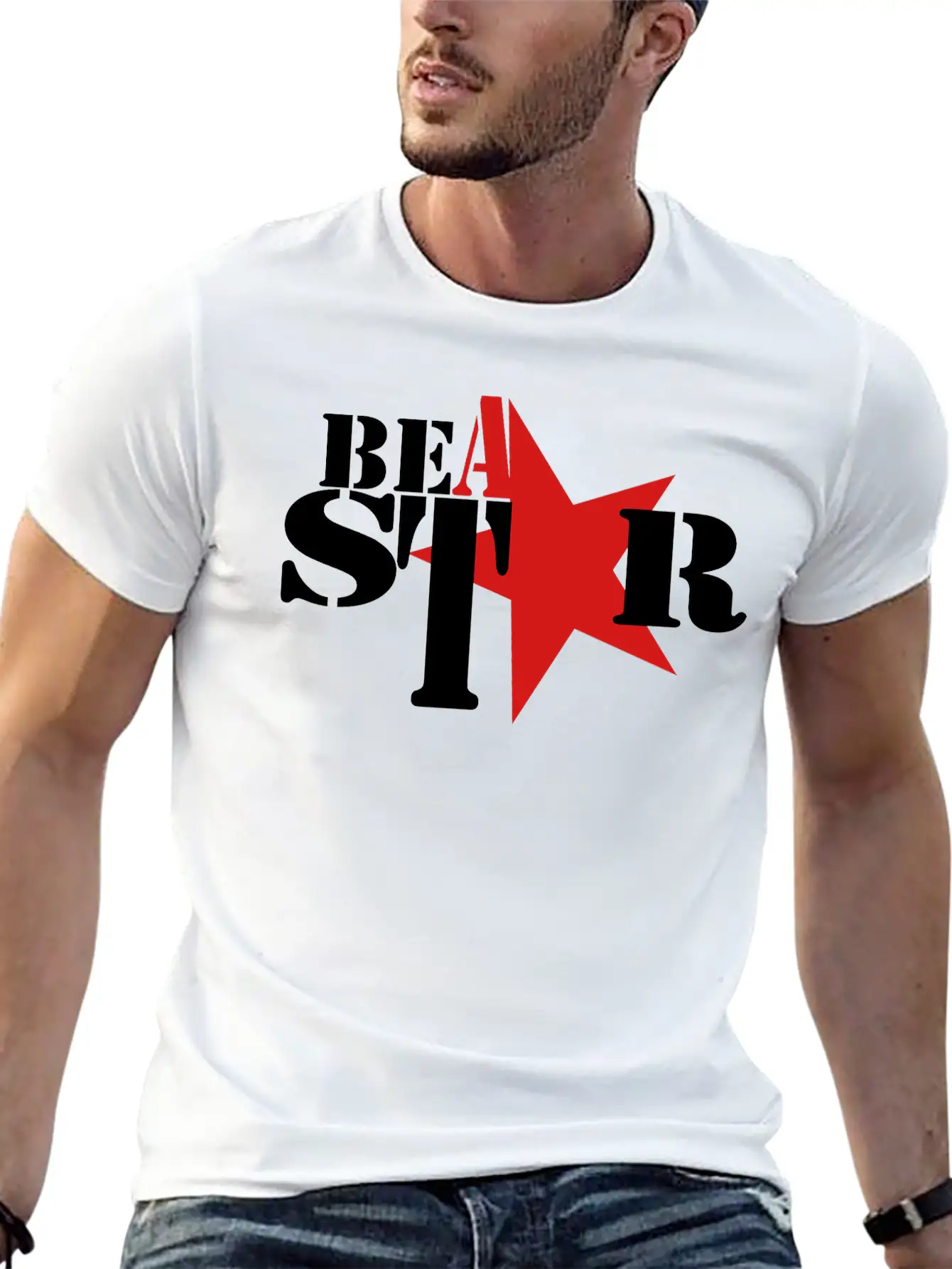 Star Modern Fit Casual T-Shirt – Clean And Versatile Design