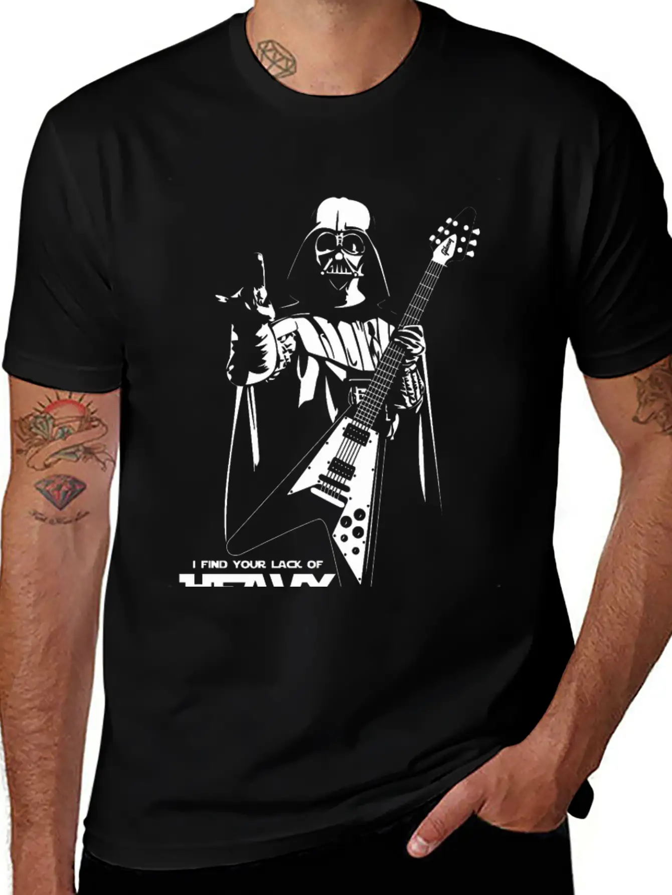 Star Wars Heavy Metal Darth Vader Modern Fit Casual T-Shirt – Clean And Versatile Design