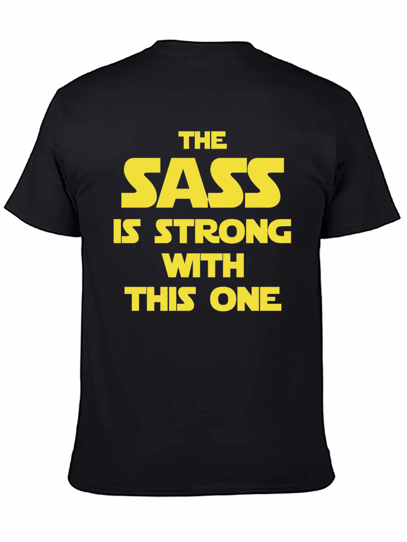 Star Wars - The Sass Is Strong Star Wars Basic Graphic T-Shirt – Daily Comfort In Soft Cotton
