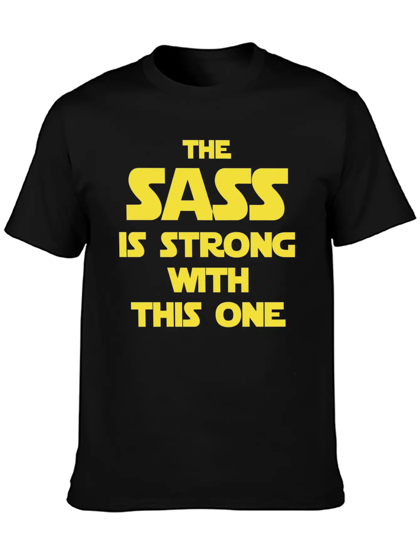 Star Wars - The Sass Is Strong Star Wars Basic Graphic T-Shirt – Daily Comfort In Soft Cotton