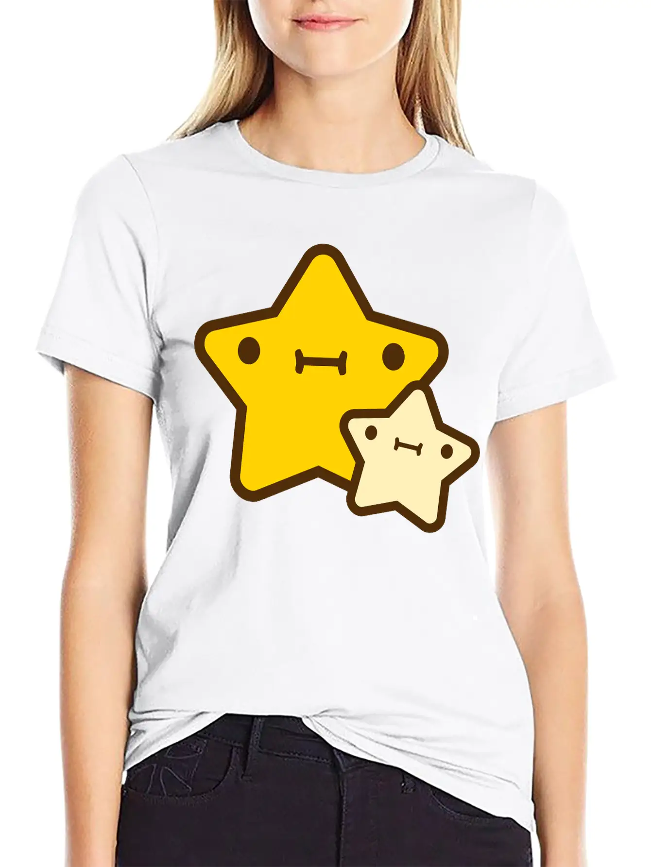 Star With Kid Essential Cotton Tee For Daily Outfits – Unisex Style