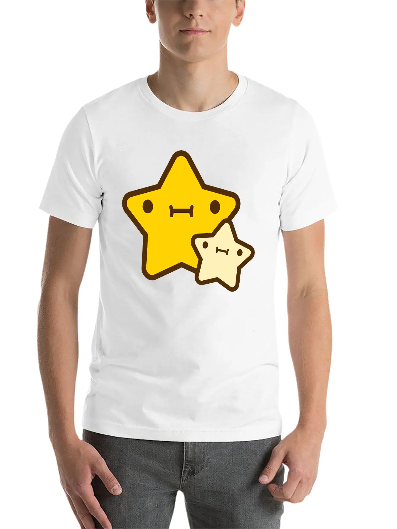 Star With Kid Essential Cotton Tee For Daily Outfits – Unisex Style