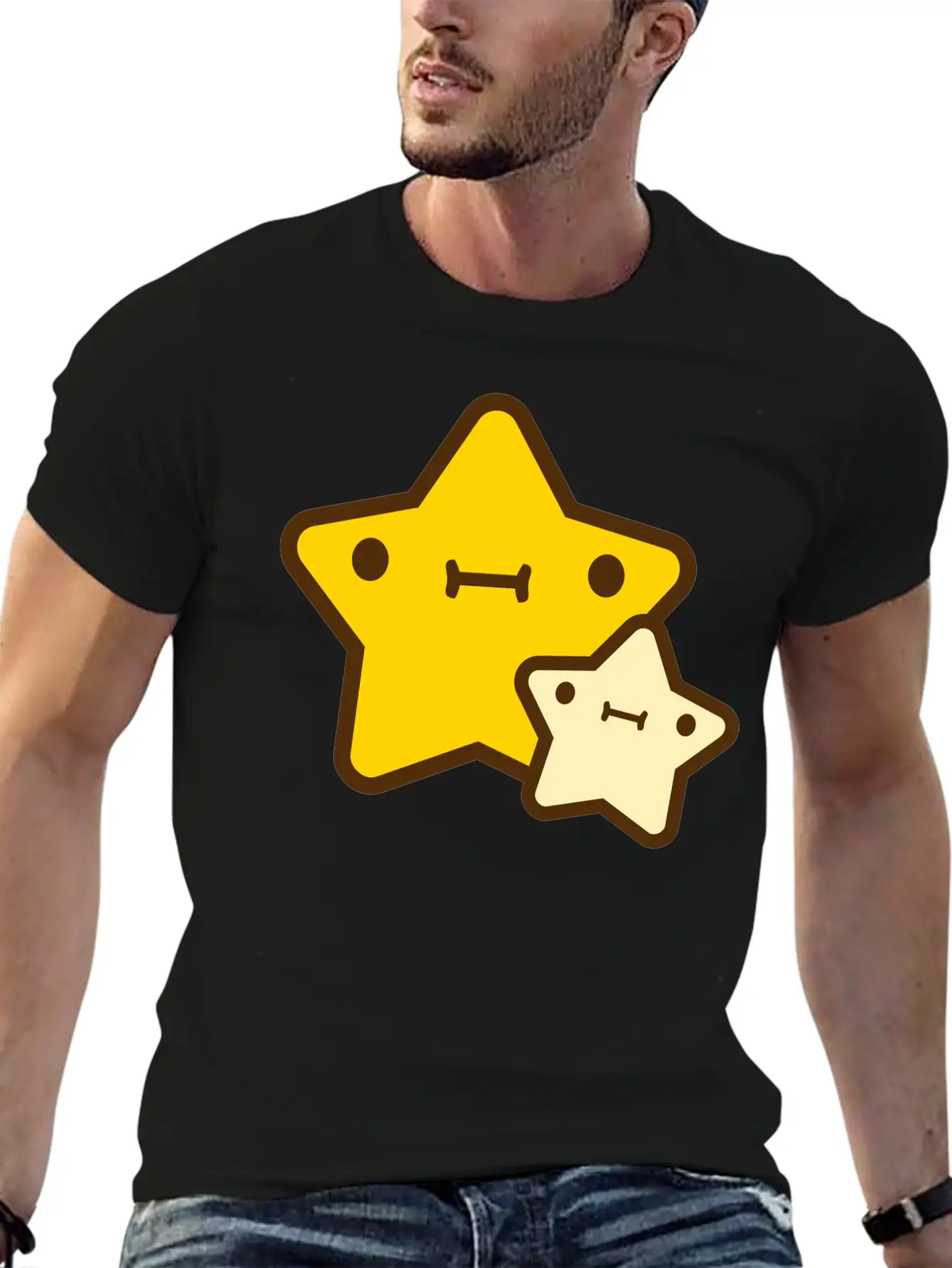 Star With Kid Essential Cotton Tee For Daily Outfits – Unisex Style