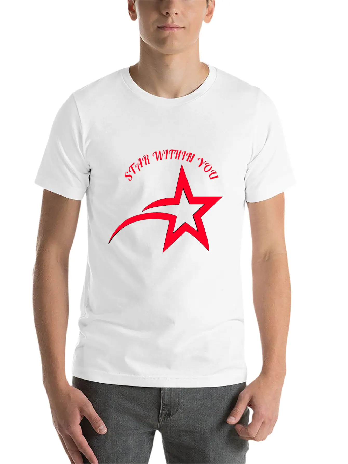 STAR WITHIN YOU Relaxed Everyday Tee – Lightweight And Durable Cotton