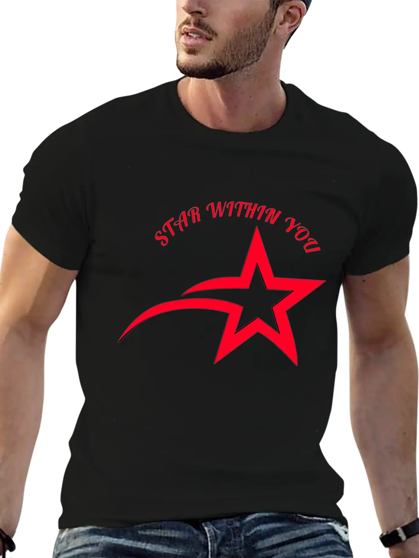 STAR WITHIN YOU Relaxed Everyday Tee – Lightweight And Durable Cotton