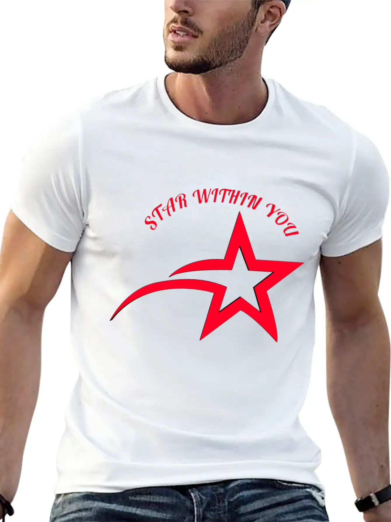 STAR WITHIN YOU Relaxed Everyday Tee – Lightweight And Durable Cotton