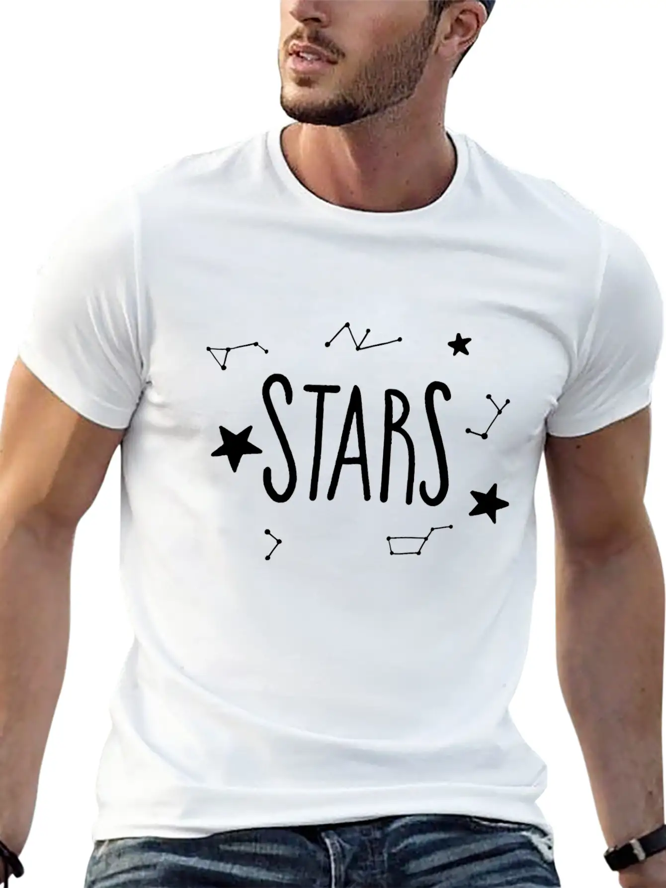 Star Zodiac Style Essential Cotton Tee For Daily Outfits – Unisex Style