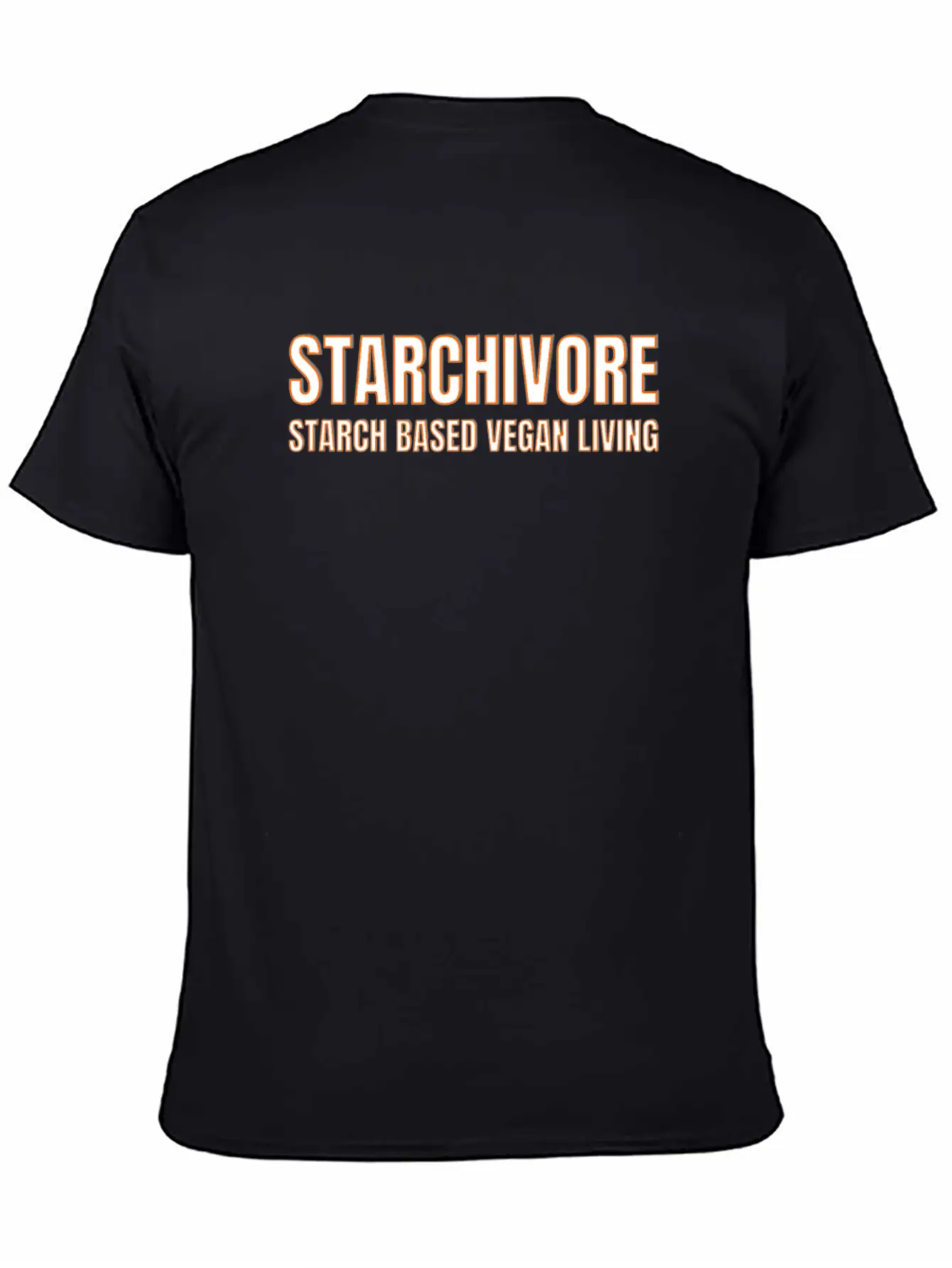 Starchivore Starch Based Vegan Living Plant Based Unisex Casual T-Shirt – Clean Design For Daily Comfort