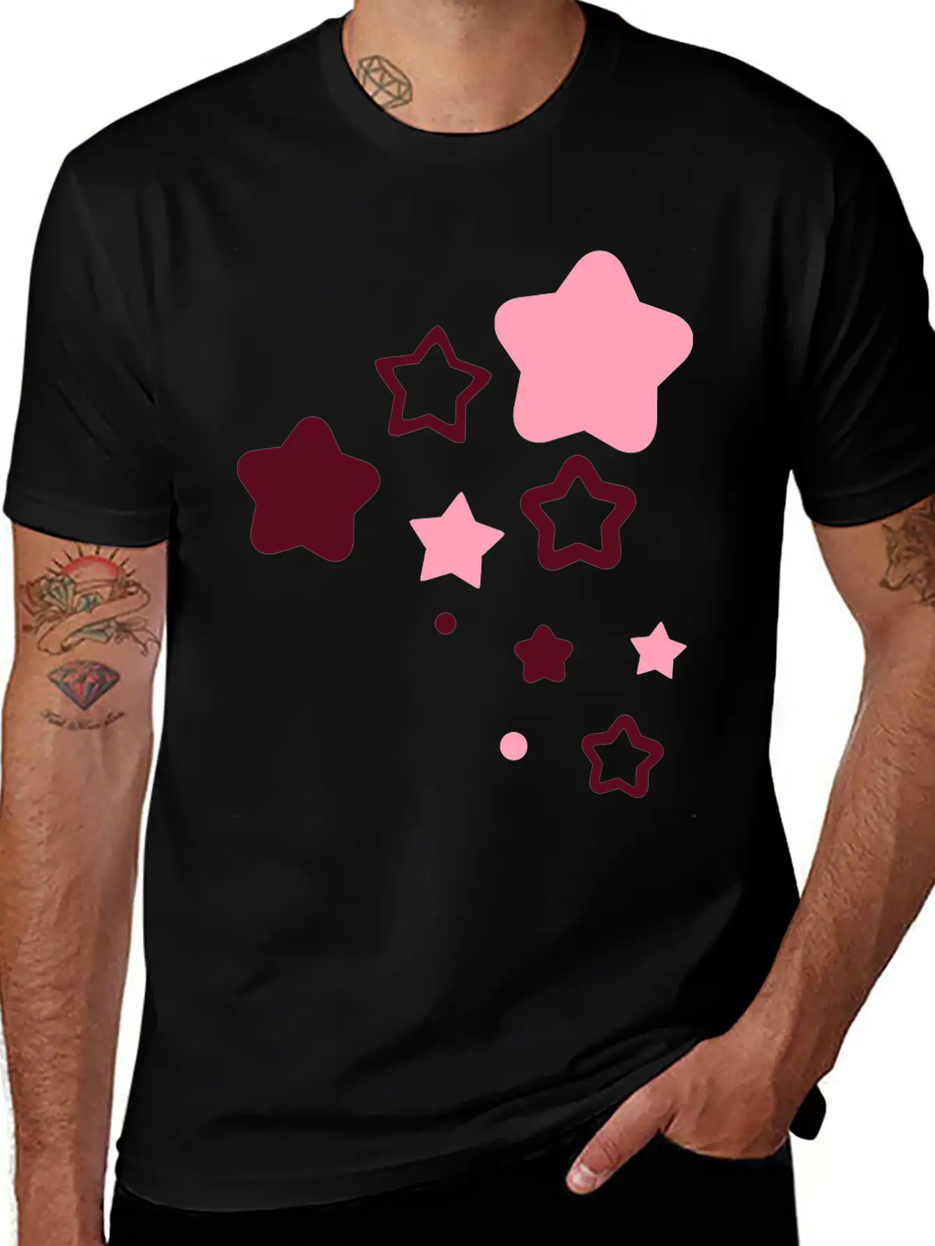 Stars Flowers Love Live Sun Fun Soft Cotton Short Sleeve Tee – Unisex Wardrobe Staple