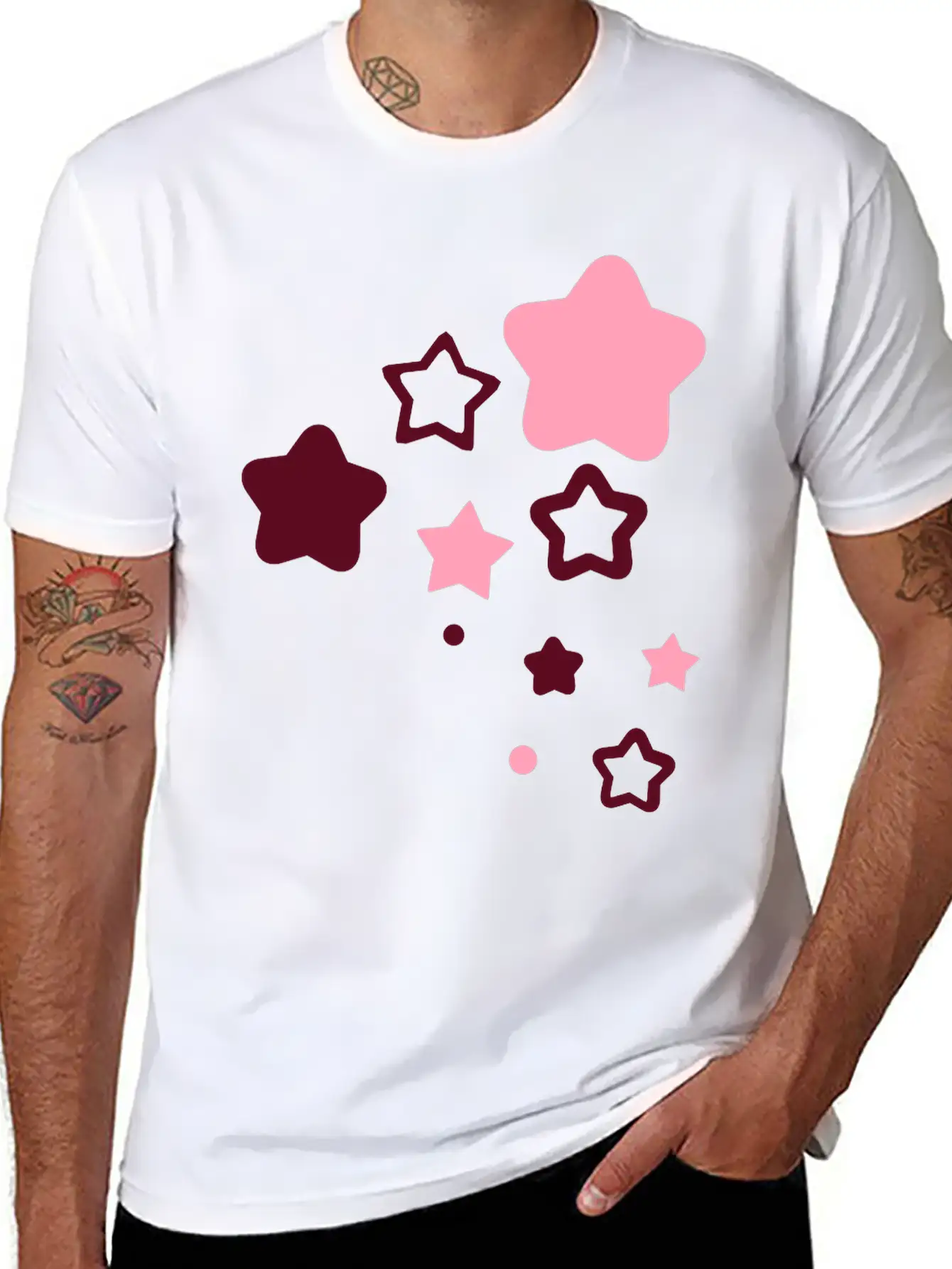 Stars Flowers Love Live Sun Fun Soft Cotton Short Sleeve Tee – Unisex Wardrobe Staple