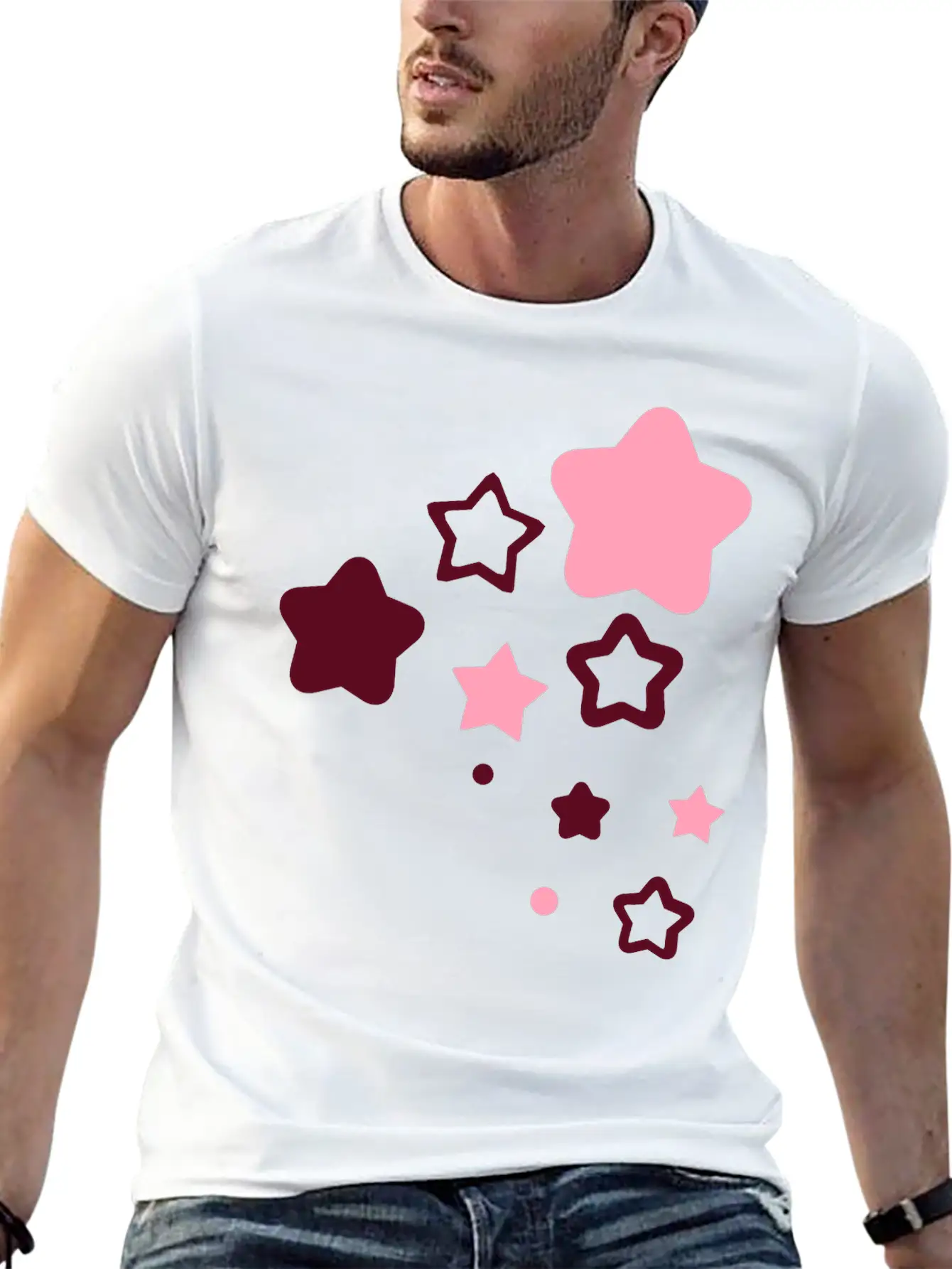 Stars Flowers Love Live Sun Fun Soft Cotton Short Sleeve Tee – Unisex Wardrobe Staple