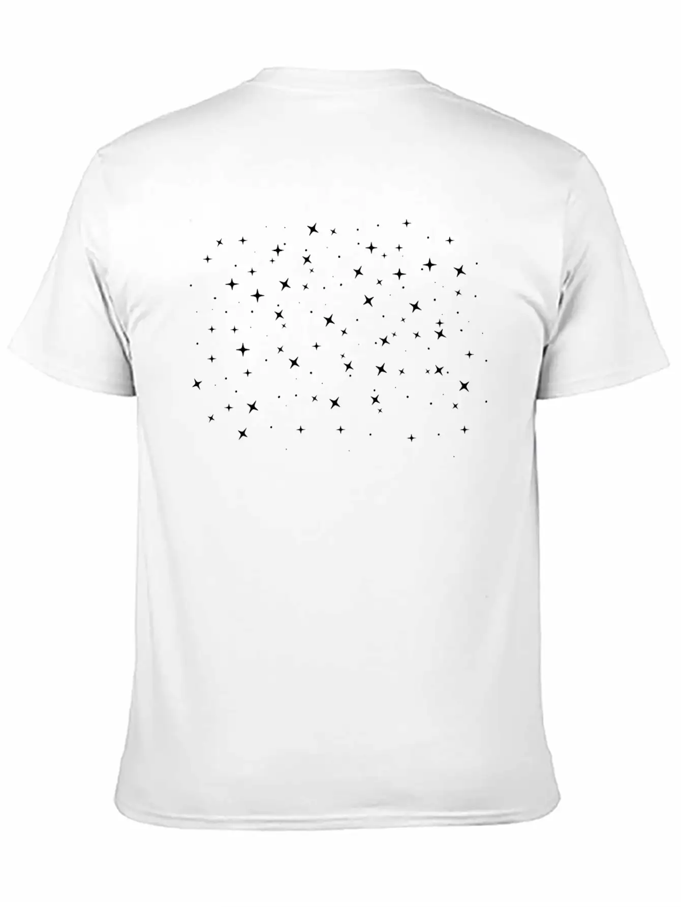 Stars Starry Sky Galaxy Milky Way Stylish Everyday T-Shirt – Unisex Basic Cotton Tee